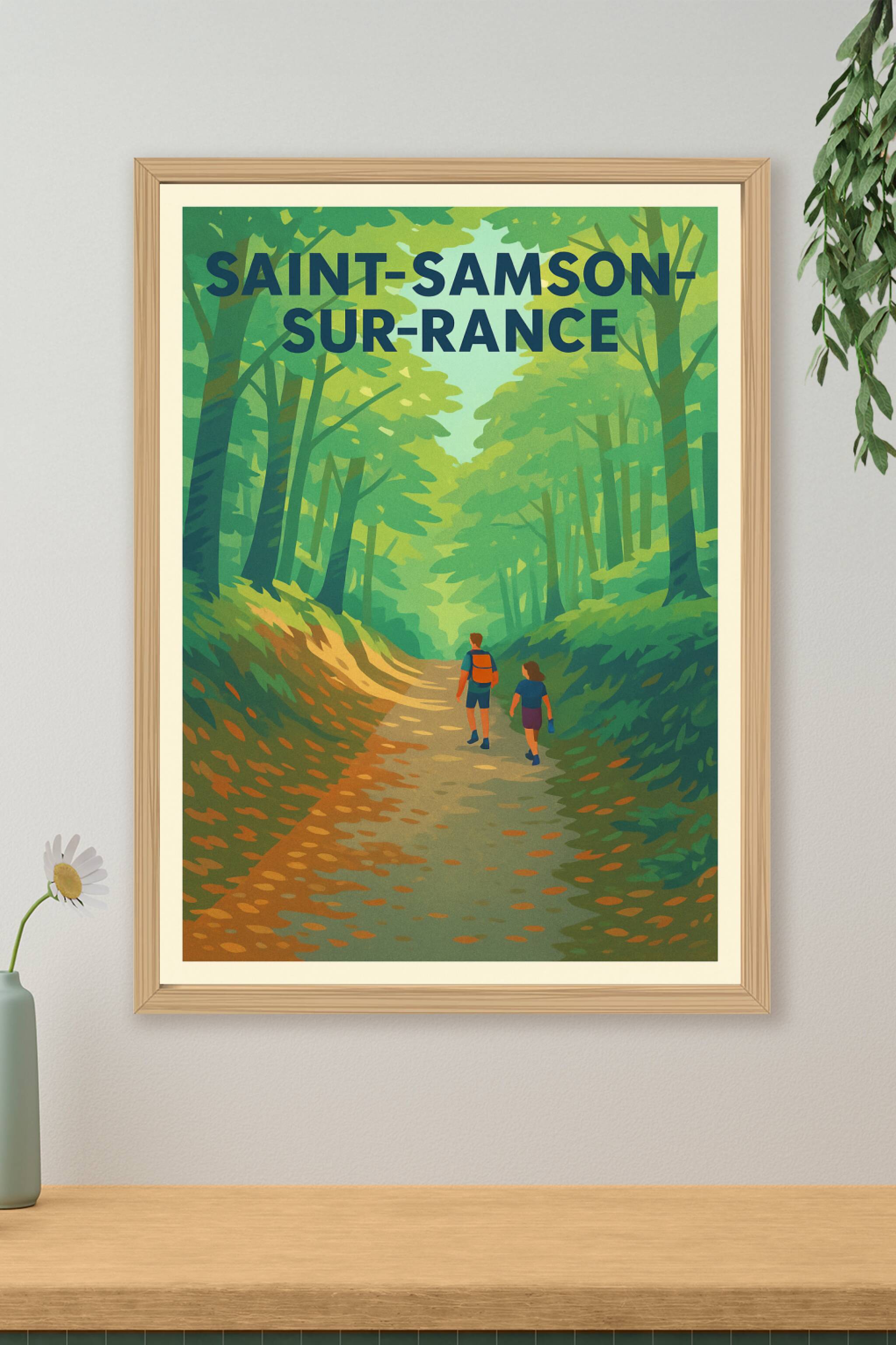 Affiche de Saint-Samson-sur-Rance - L'évasion nature à portée de main