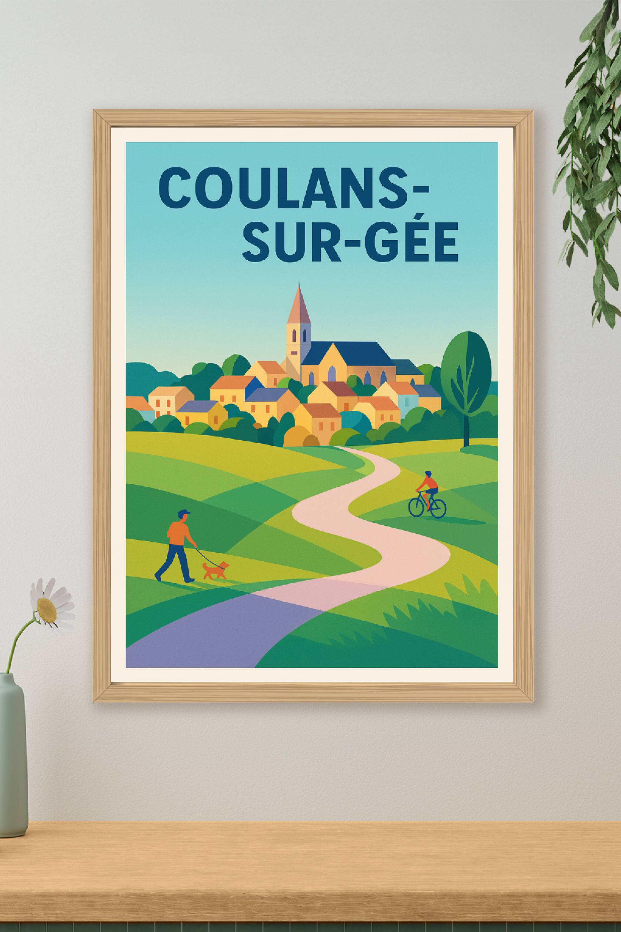 Affiche de Coullans-sur-Gée - L'escapade bucolique en poster