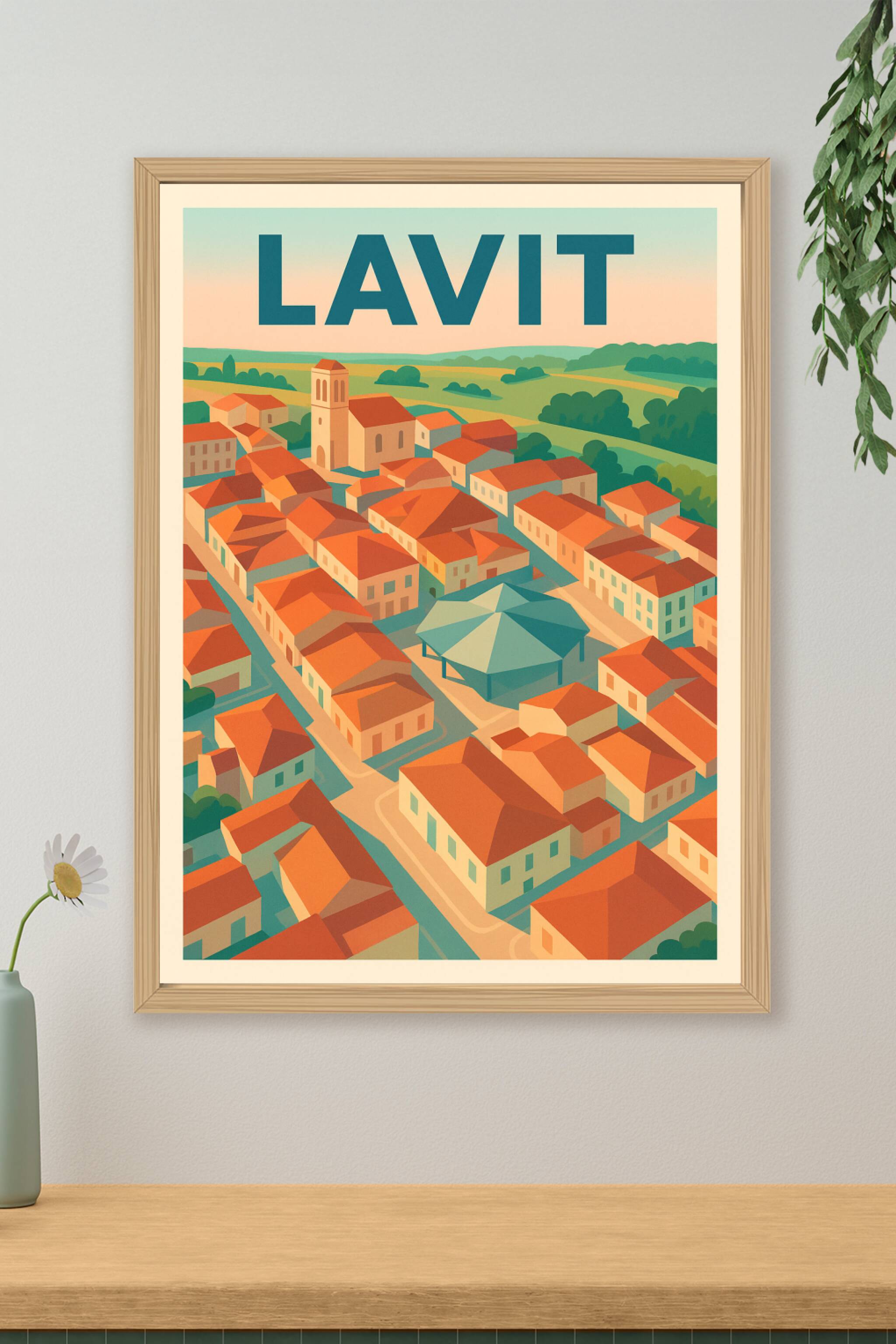 Affiche de Lavit - Charme et authenticité du sud-ouest