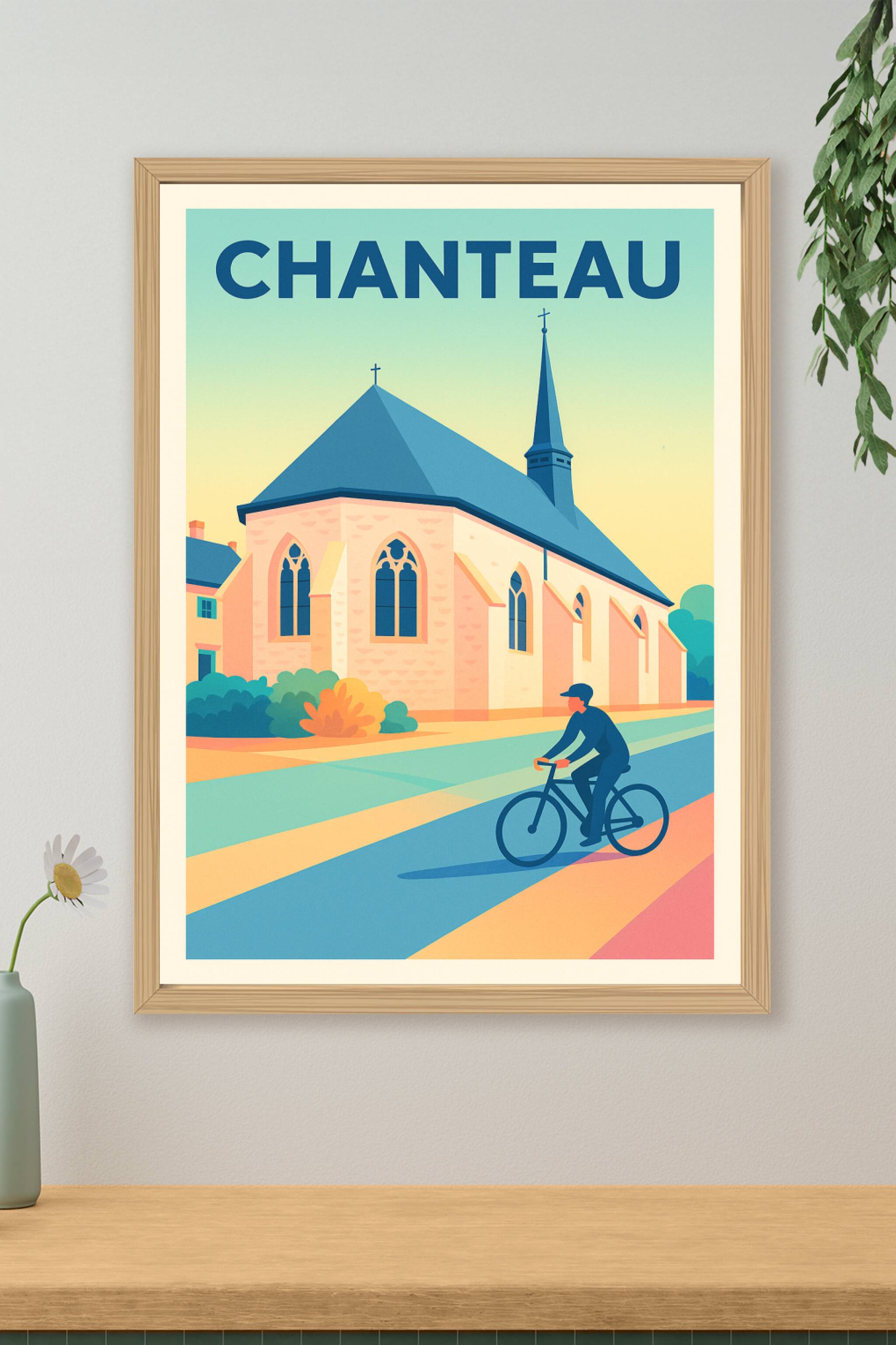 Affiche de Chanteau - Charme et sérénité au fil de la route