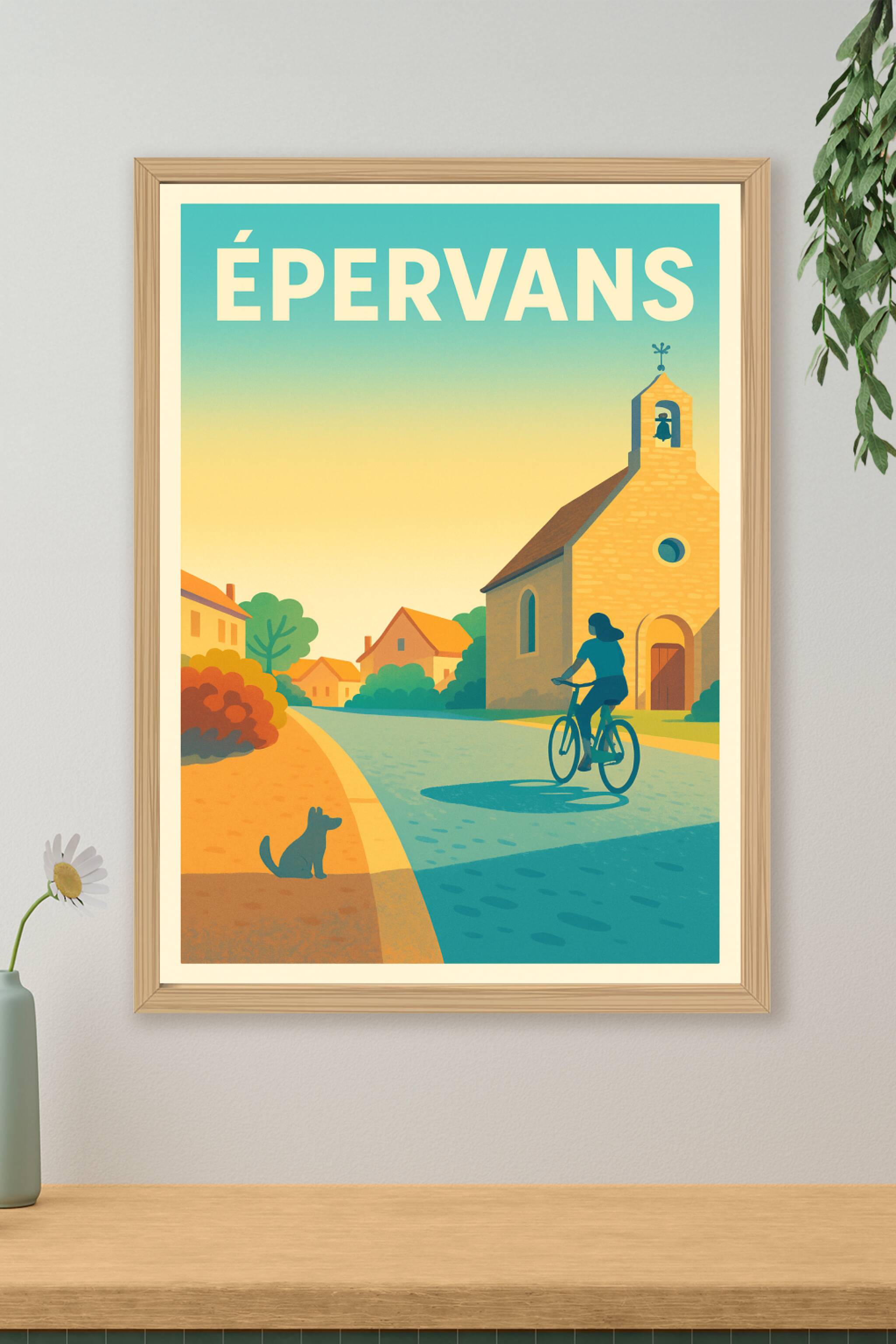 Affiche de Épervans - Charme et sérénité au cœur du village