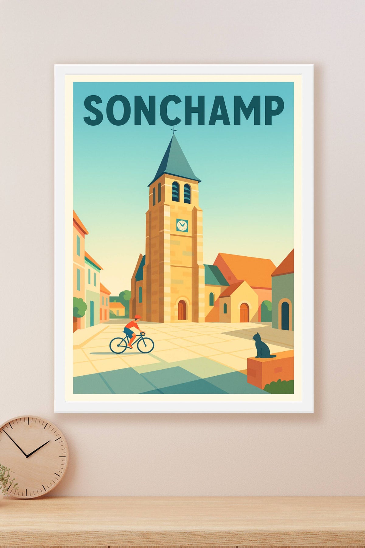 Affiche de Sonchamp - Charme paisible d'un village typique