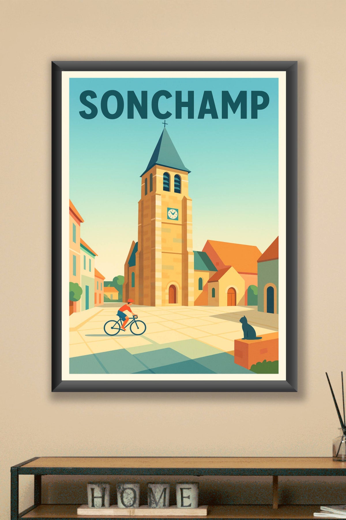 Affiche de Sonchamp - Charme paisible d'un village typique