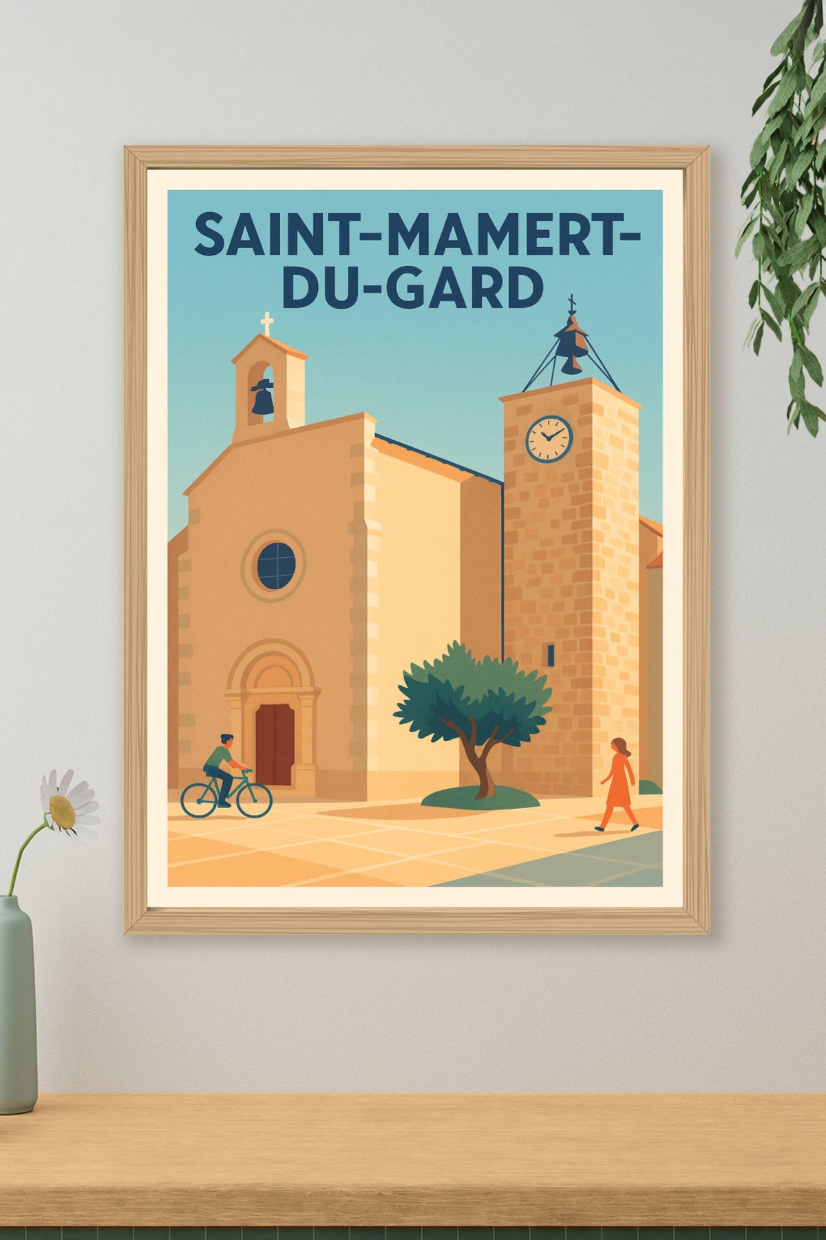 Affiche de Saint-Mamert-du-Gard - Charme et sérénité provençale