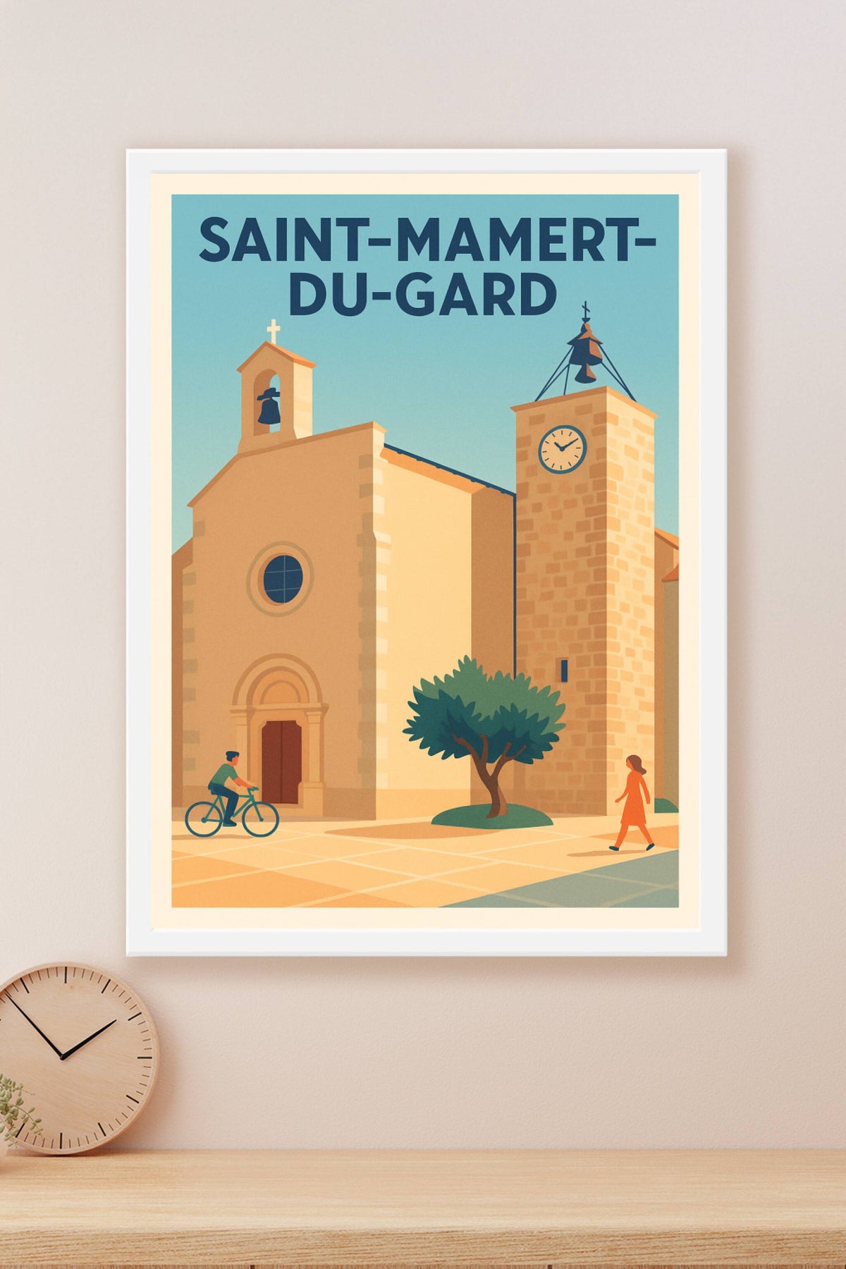 Affiche de Saint-Mamert-du-Gard - Charme et sérénité provençale