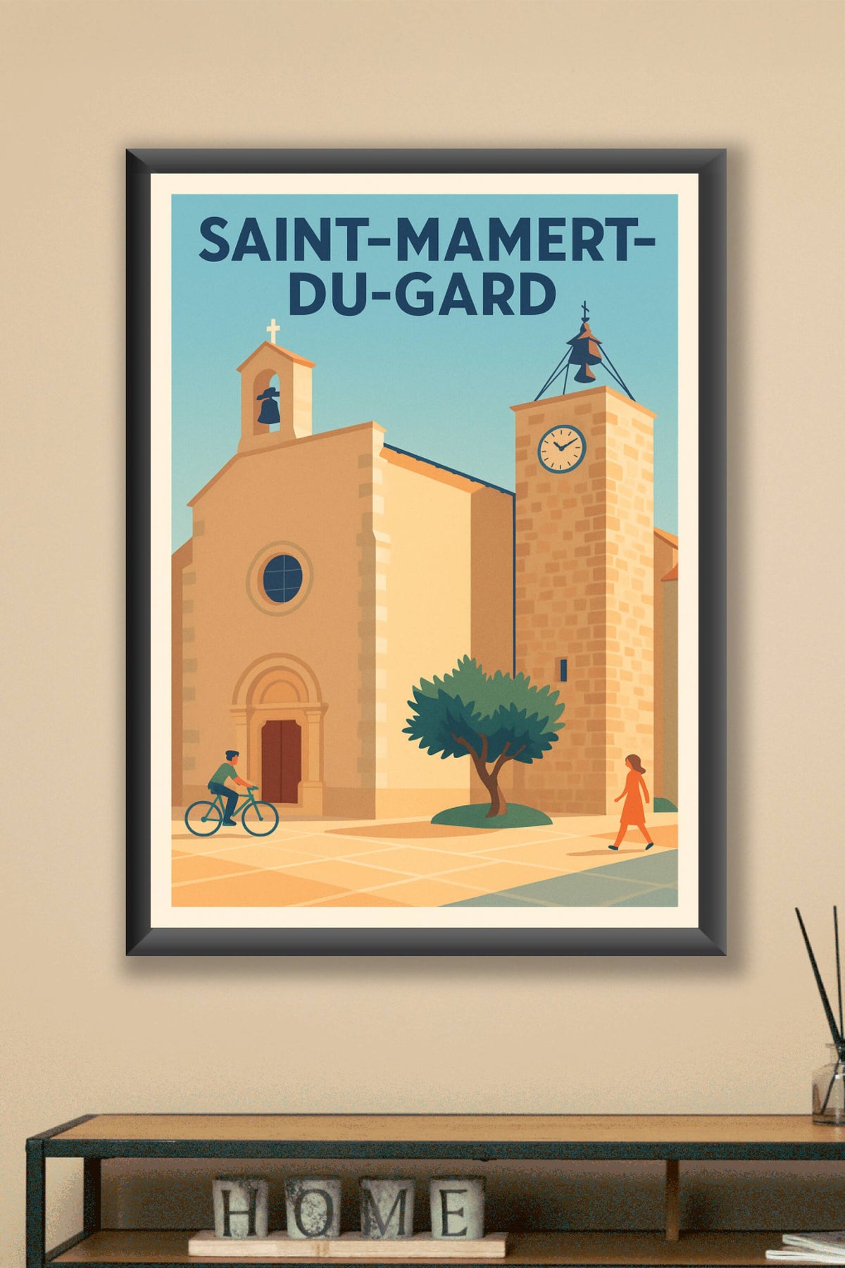 Affiche de Saint-Mamert-du-Gard - Charme et sérénité provençale