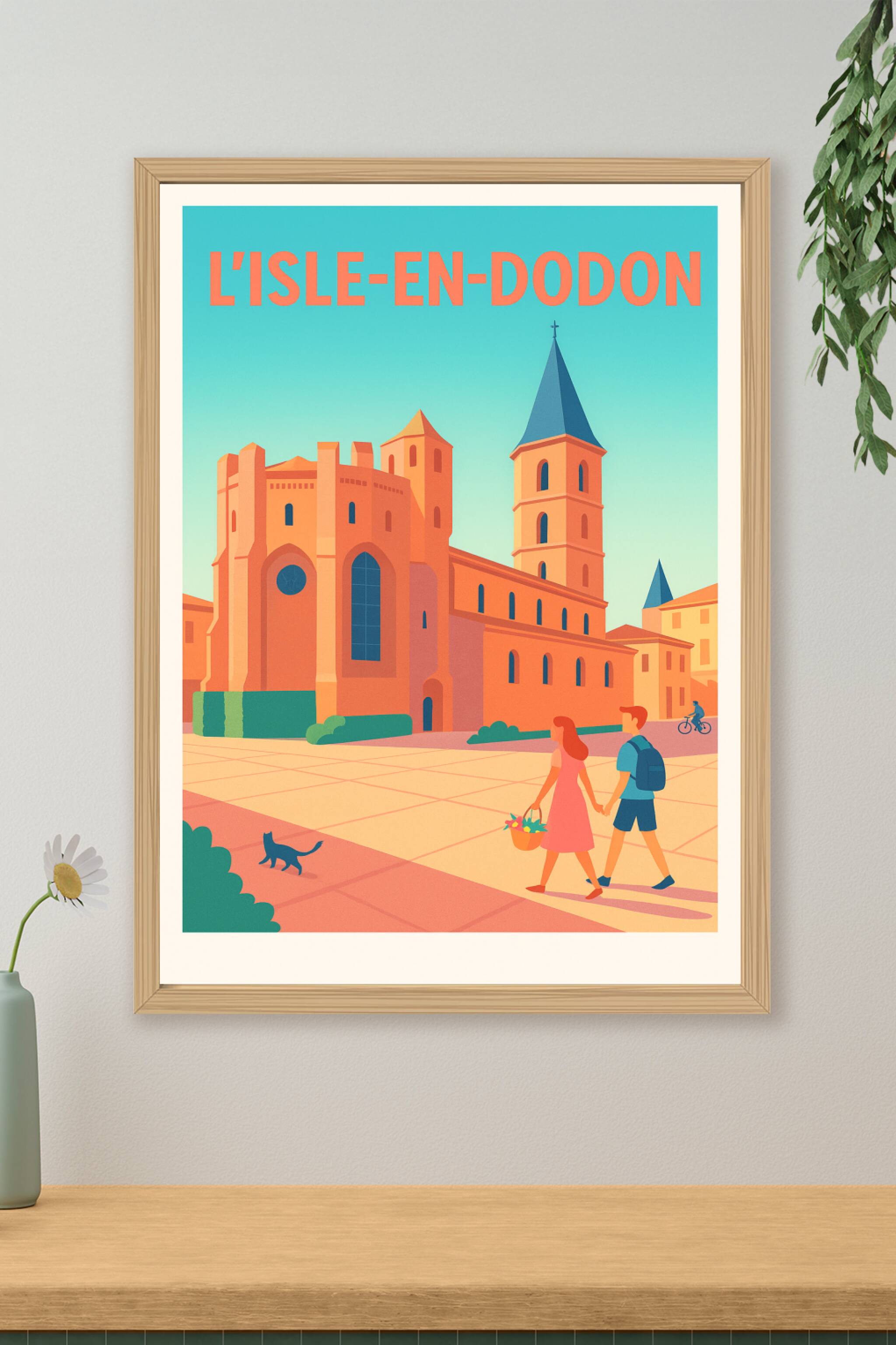 Affiche de L'Isle-en-Dodon - Charme et sérénité au cœur de la ville