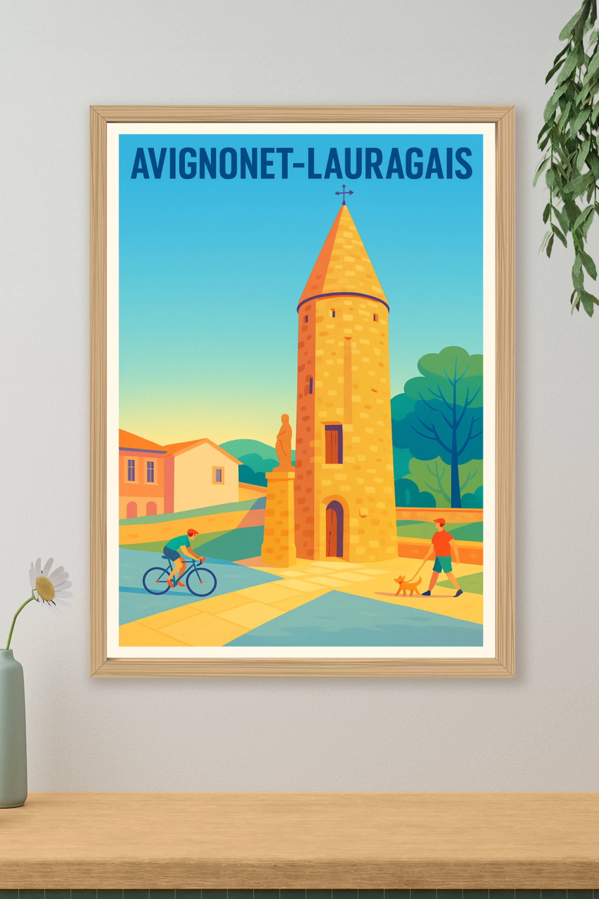 Affiche de Avignonet-Lauragais - Charme et Sérénité en Lauragais