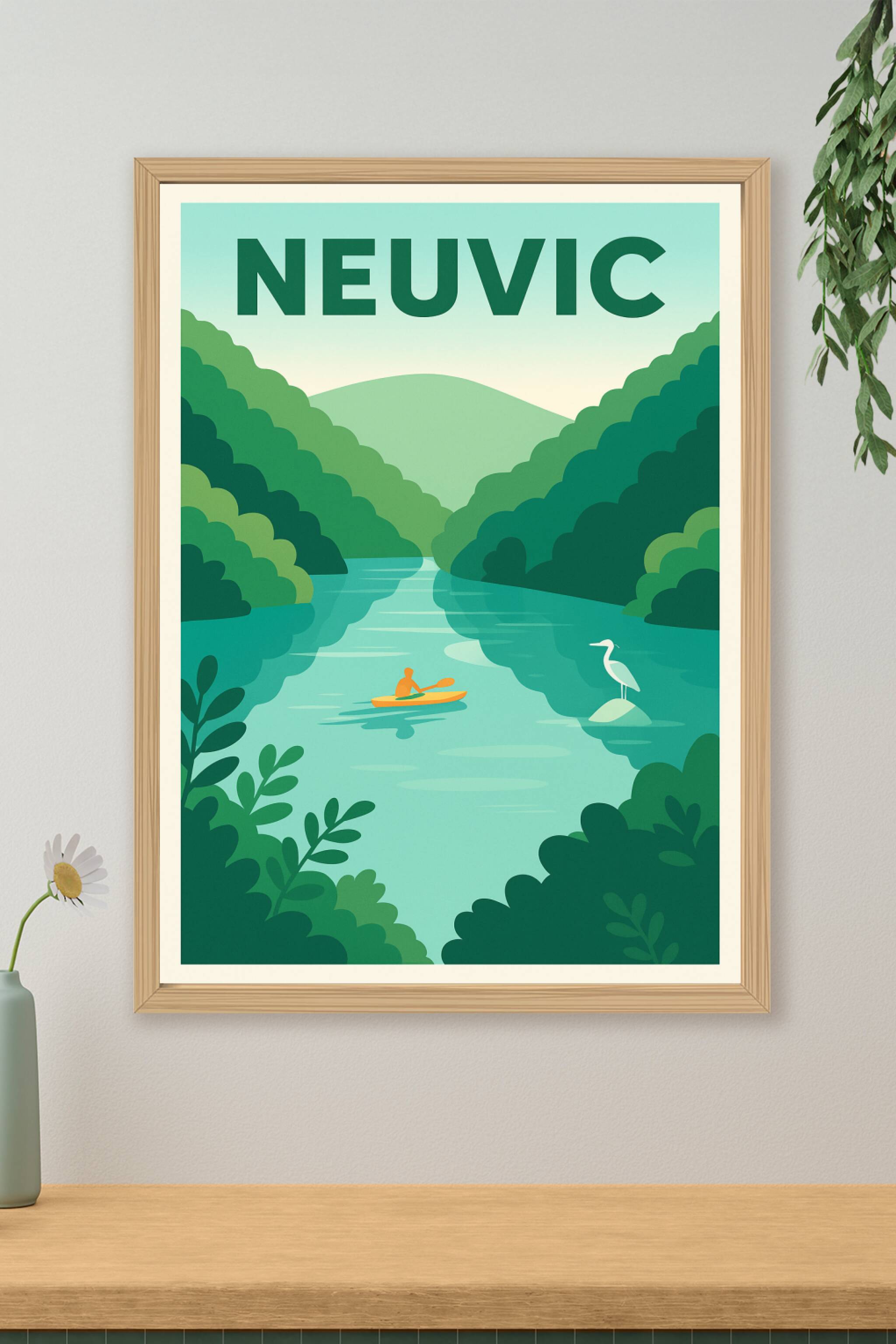Affiche de Neuvic - Sérénité au fil de l'eau