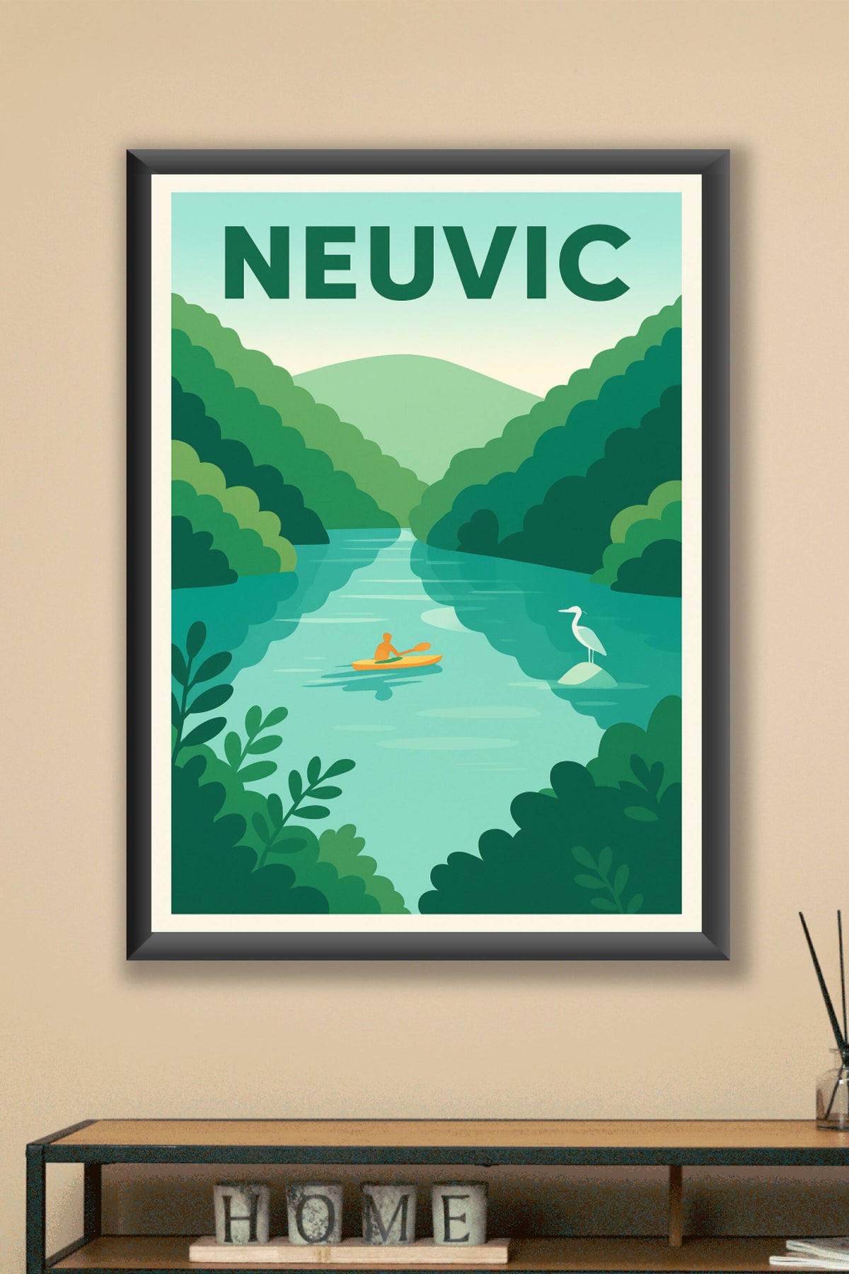 Affiche de Neuvic - Sérénité au fil de l'eau