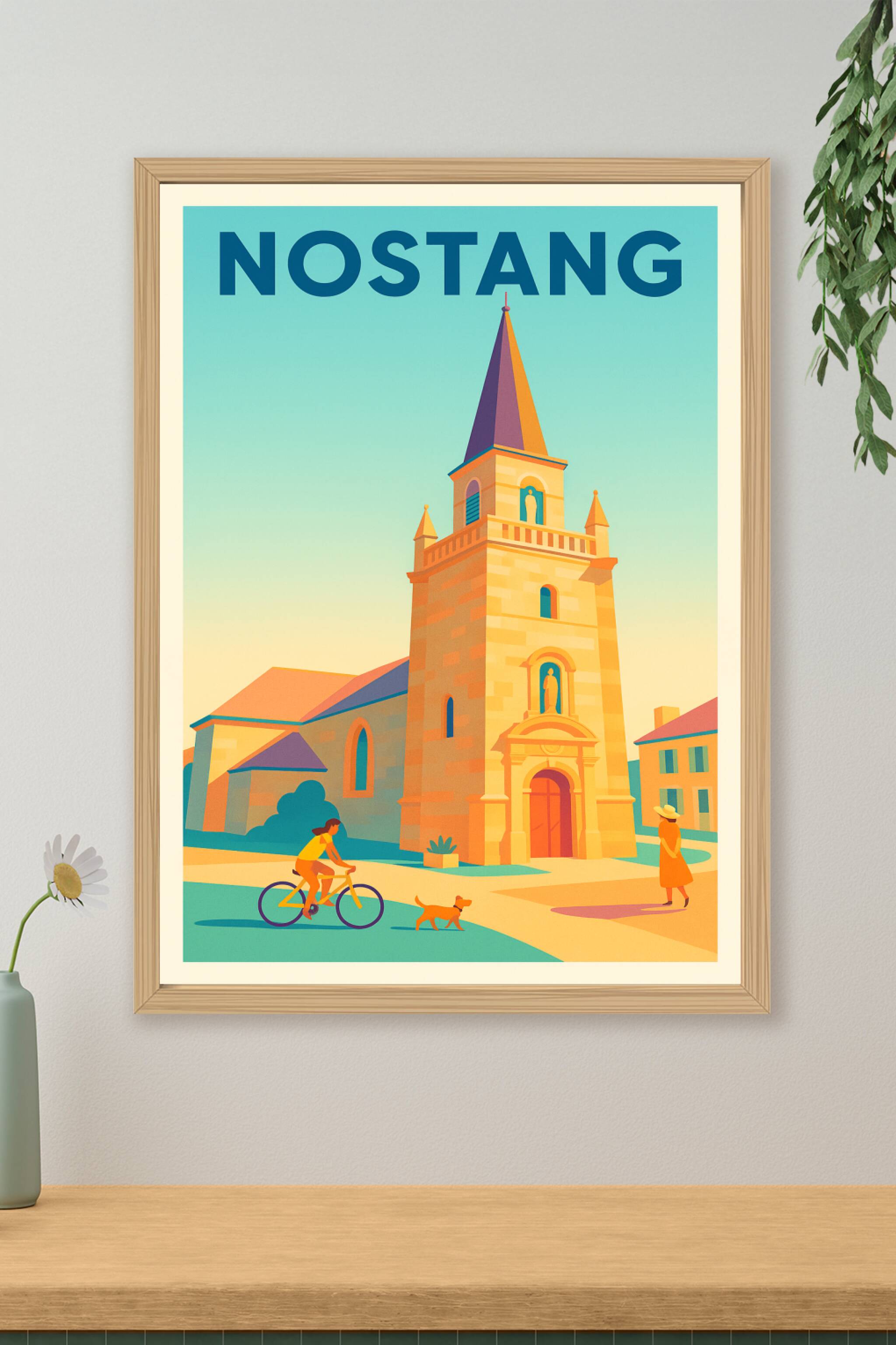 Affiche de Nostang - Charme et douceur bretonne au cœur du village