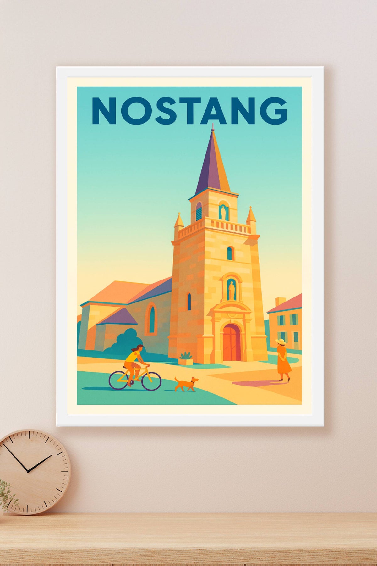 Affiche de Nostang - Charme et douceur bretonne au cœur du village