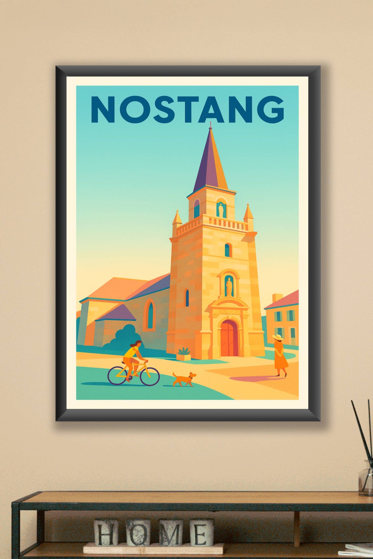Affiche de Nostang - Charme et douceur bretonne au cœur du village