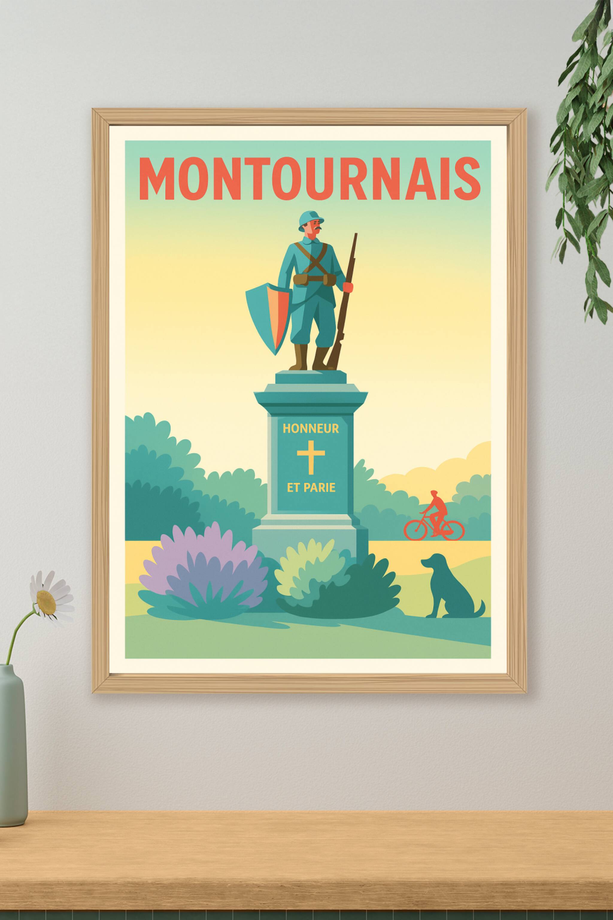 Affiche de Montournais - Une ode à l'honneur et à la mémoire