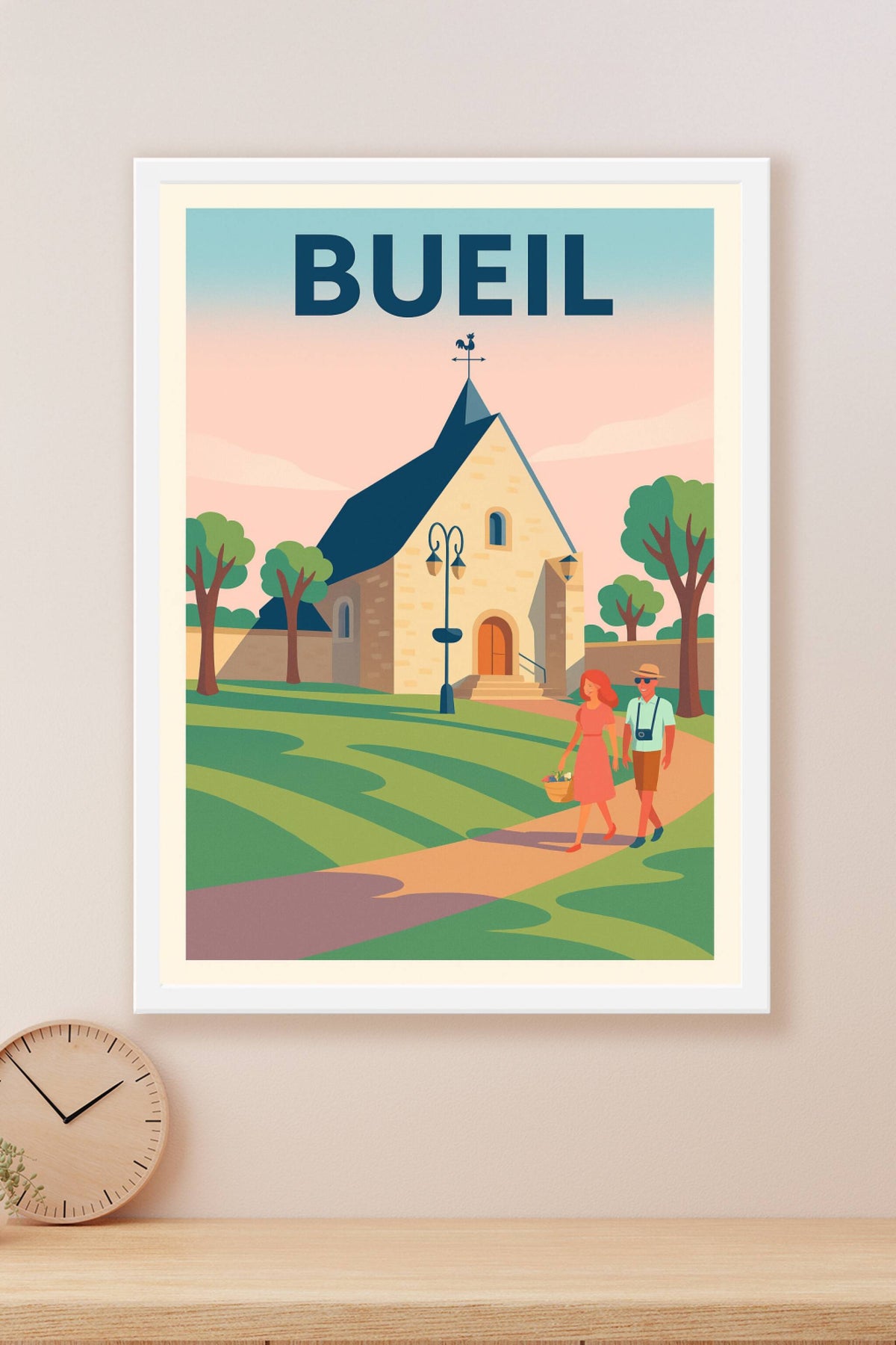 Affiche de Bueil - Charme et douceur d'un village paisible