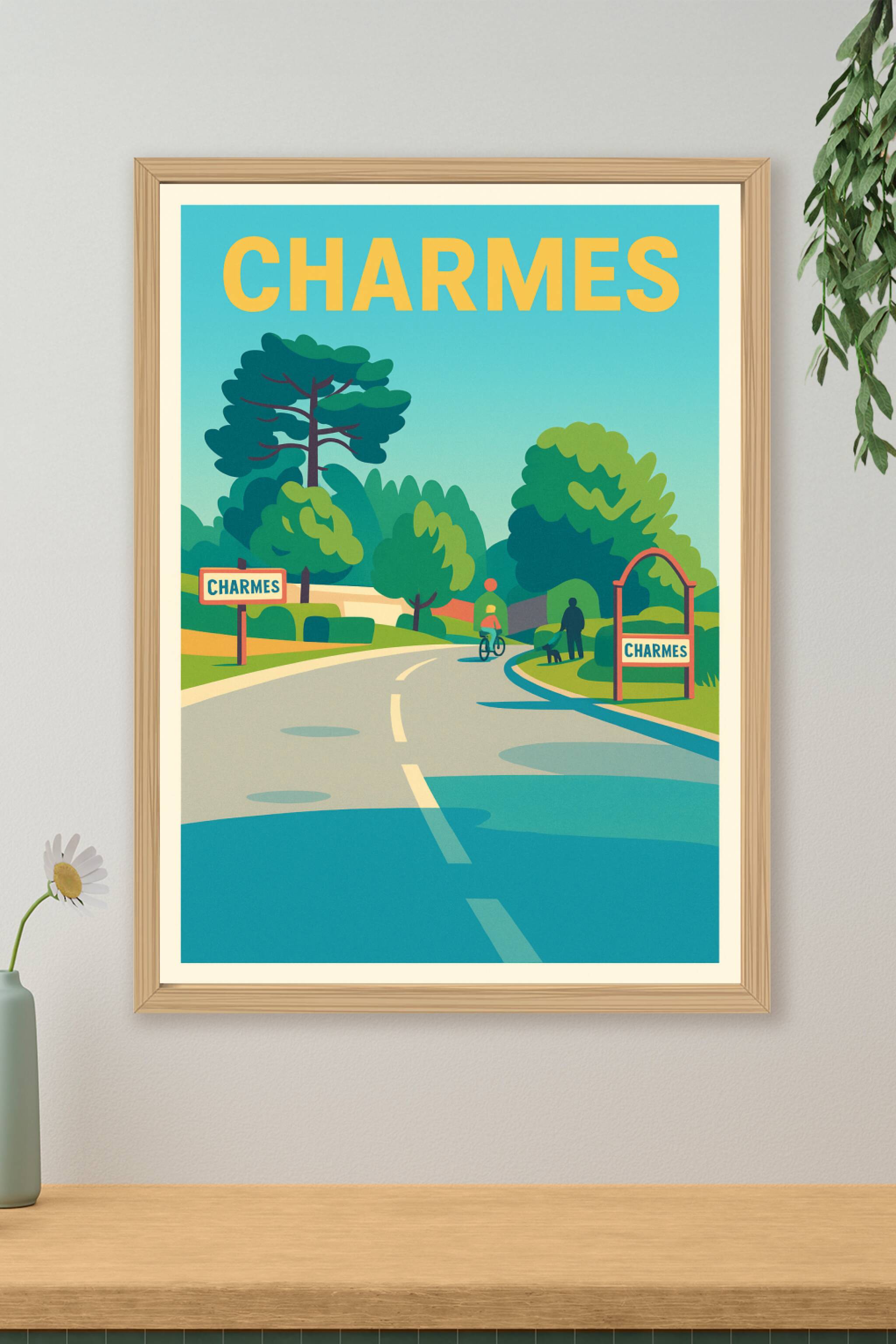 Affiche de Charmes - La douceur d'une escapade bucolique