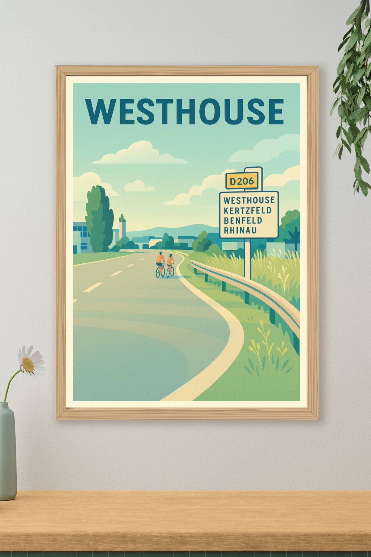 Affiche de Westhouse - Invitation à la balade paisible