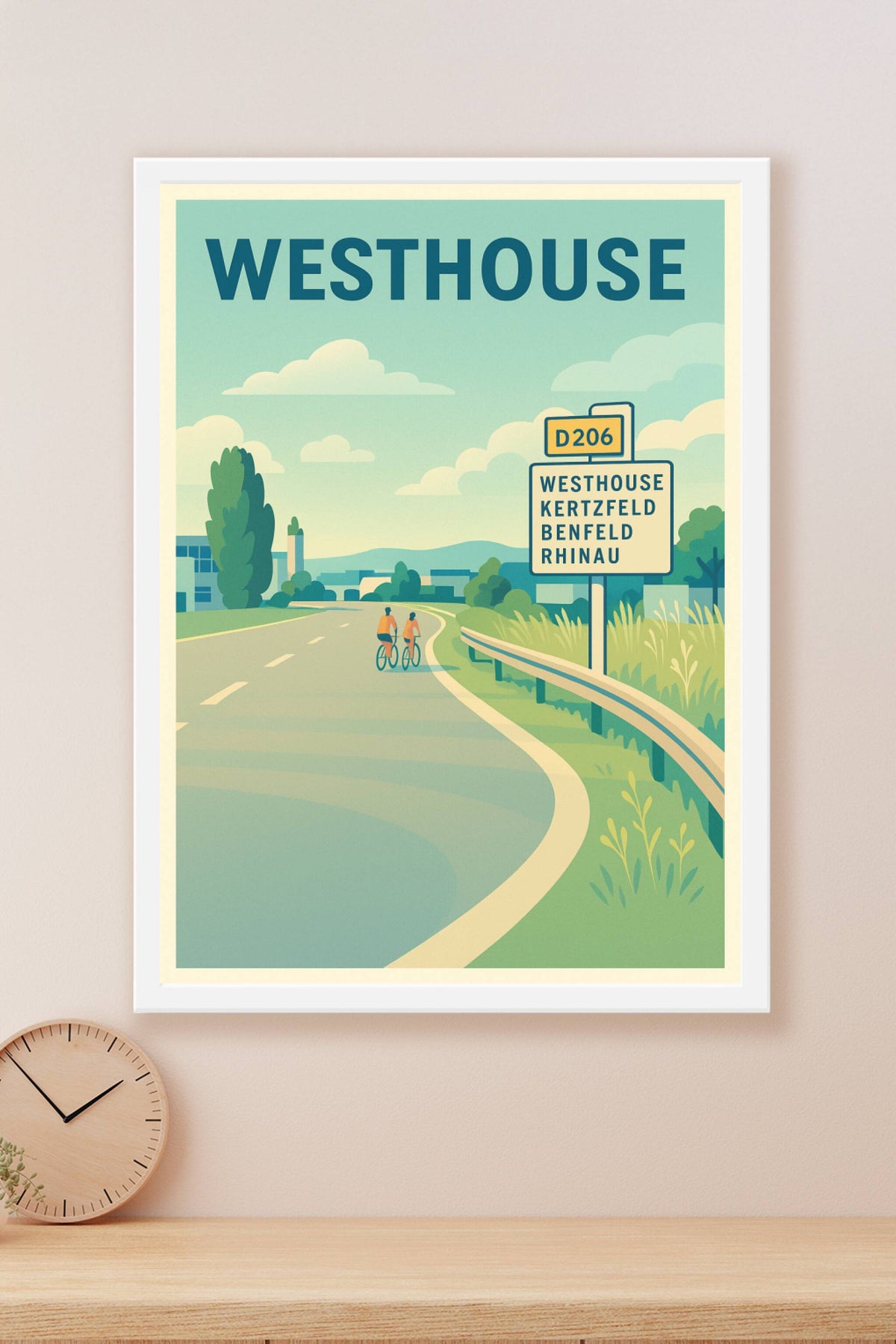 Affiche de Westhouse - Invitation à la balade paisible