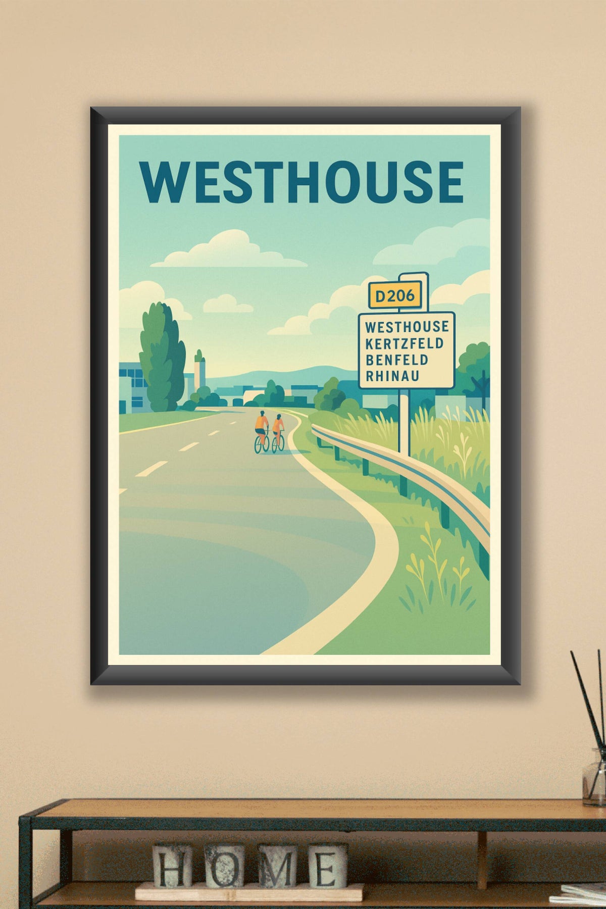 Affiche de Westhouse - Invitation à la balade paisible