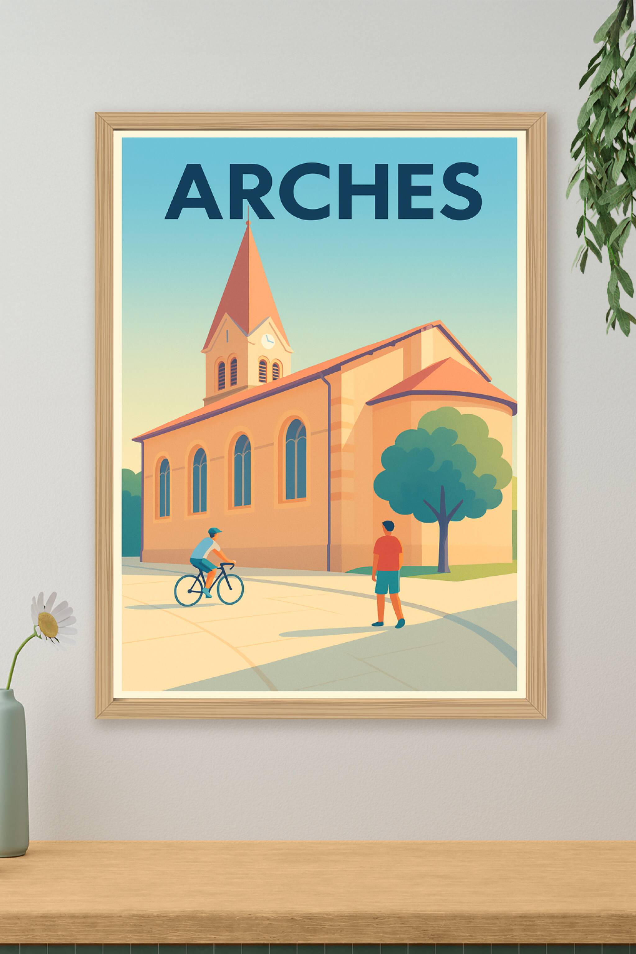 Affiche de Arches - Charme et sérénité au cœur du village