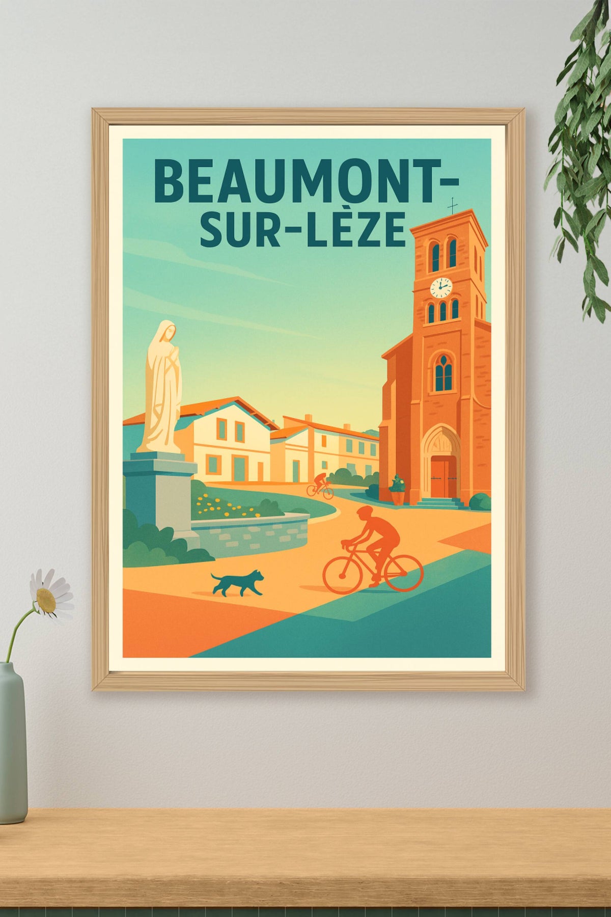 Affiche de Beaumont-sur-Lèze - Charme tranquille et douceur de vivre