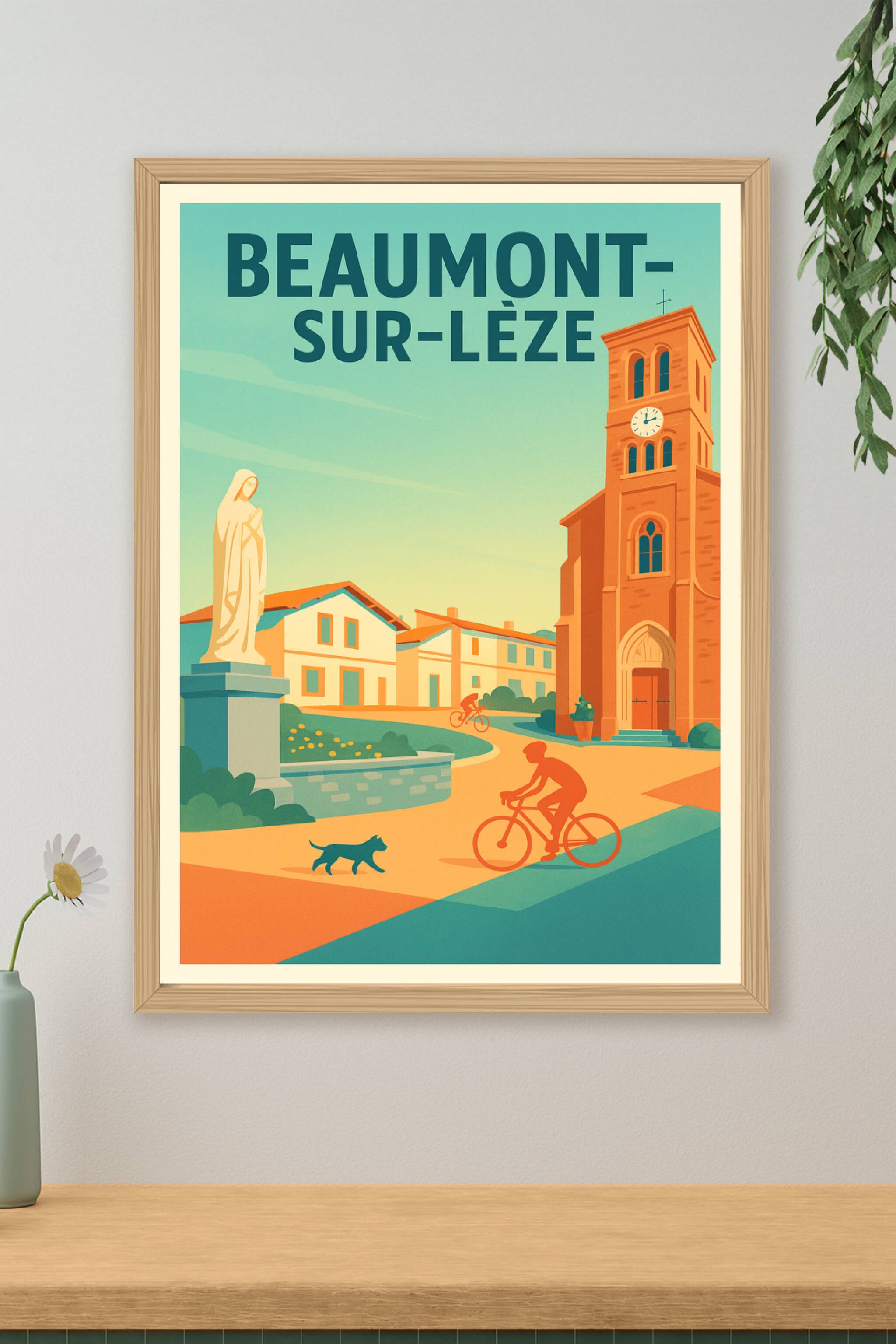 Affiche de Beaumont-sur-Lèze - Charme tranquille et douceur de vivre