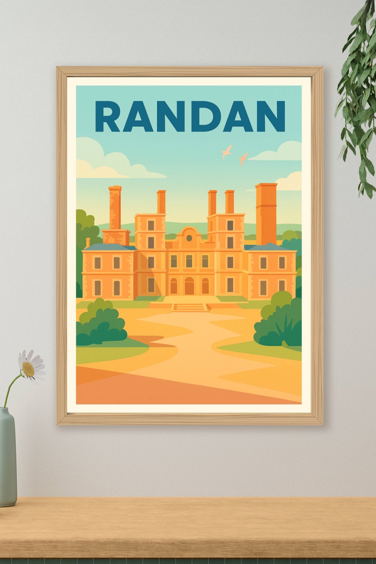 Affiche de Randan - L'élégance intemporelle du château