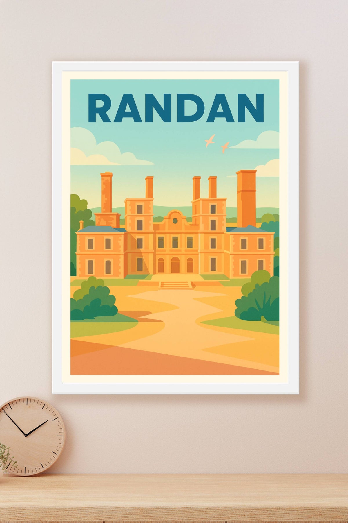 Affiche de Randan - L'élégance intemporelle du château