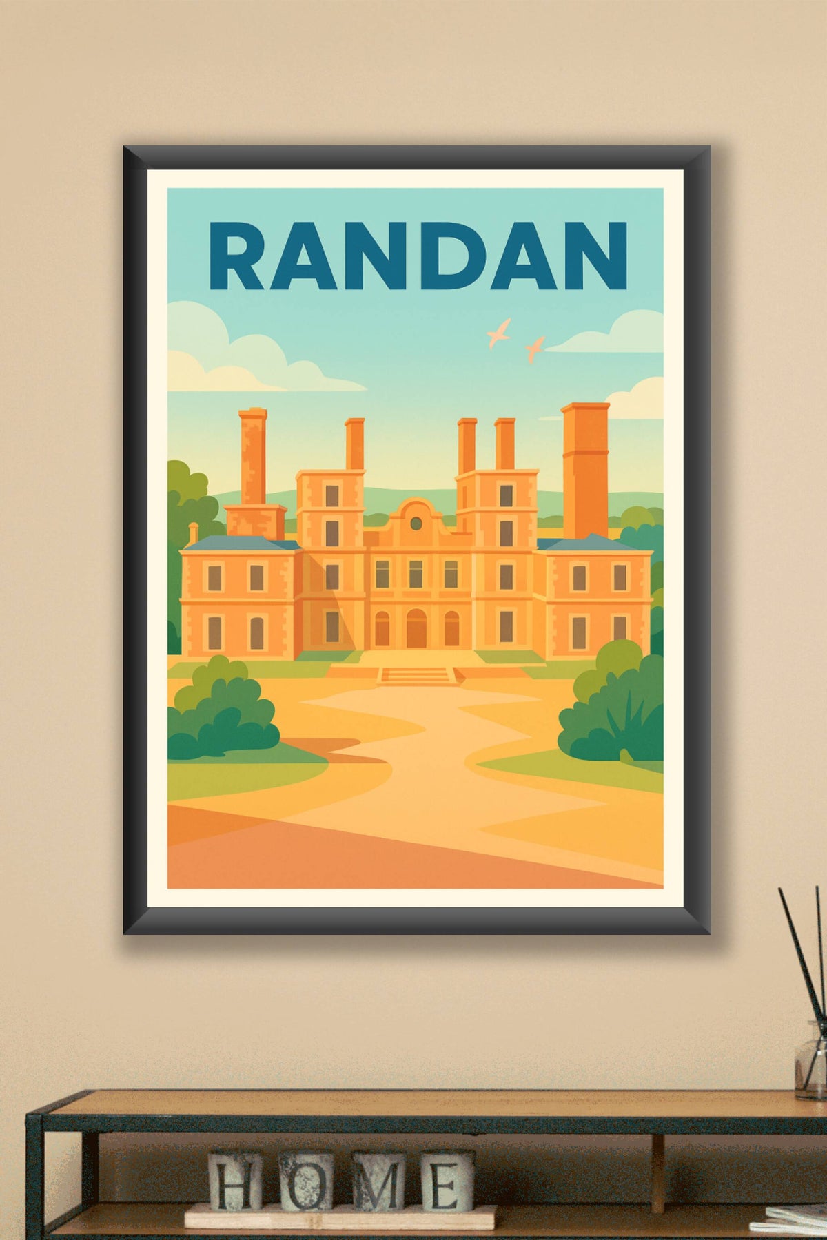Affiche de Randan - L'élégance intemporelle du château