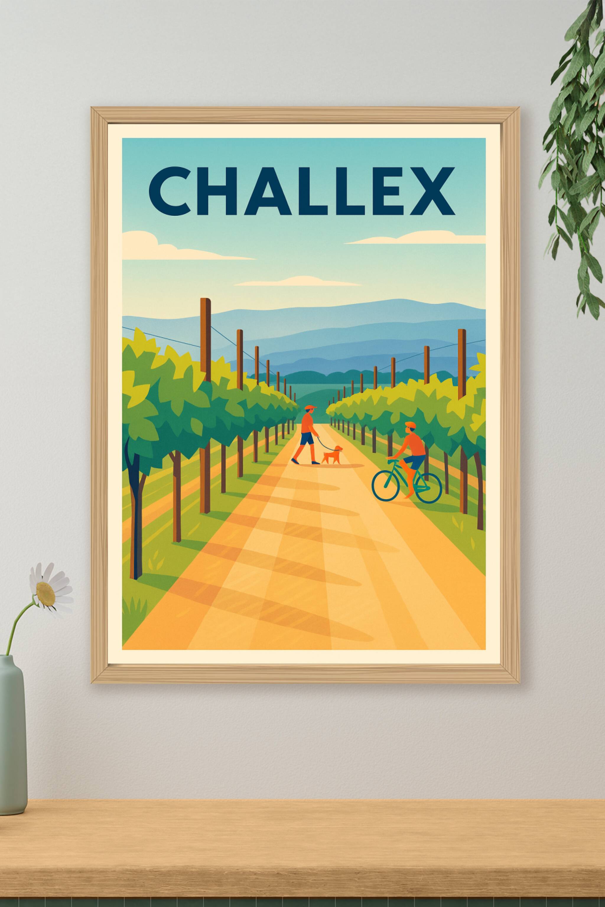 Affiche de Challex - Promenade en pleine nature