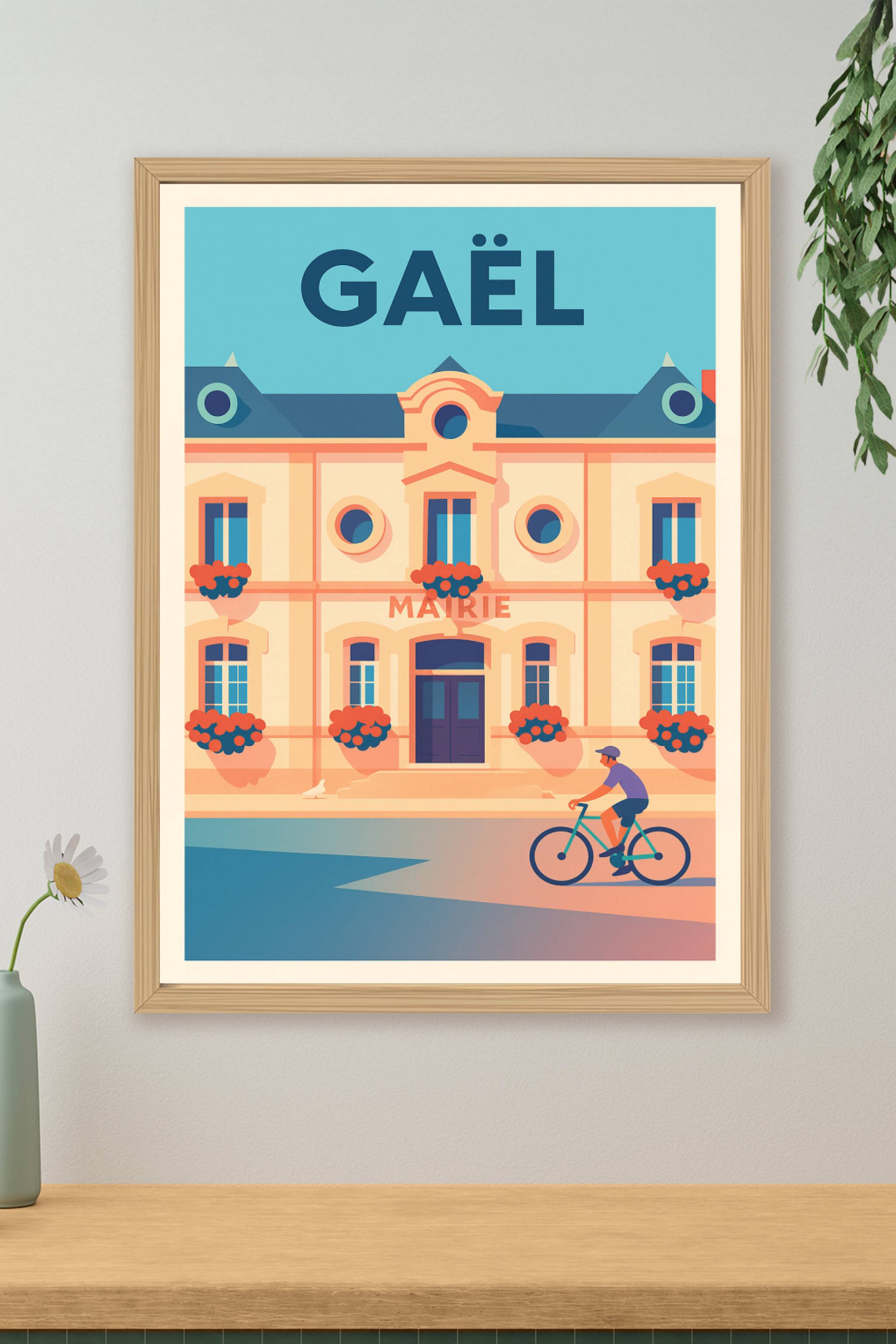 Affiche de Gaël - Charme paisible et architecture locale