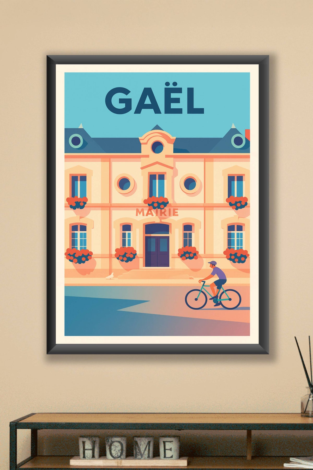 Affiche de Gaël - Charme paisible et architecture locale