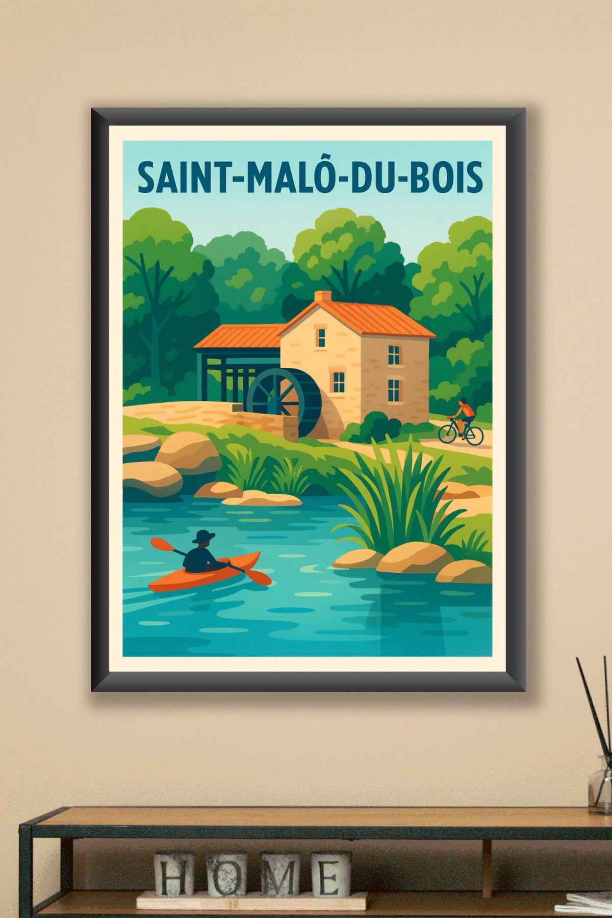 Affiche de Saint-Malô-du-Bois - Charme naturel et balade paisible