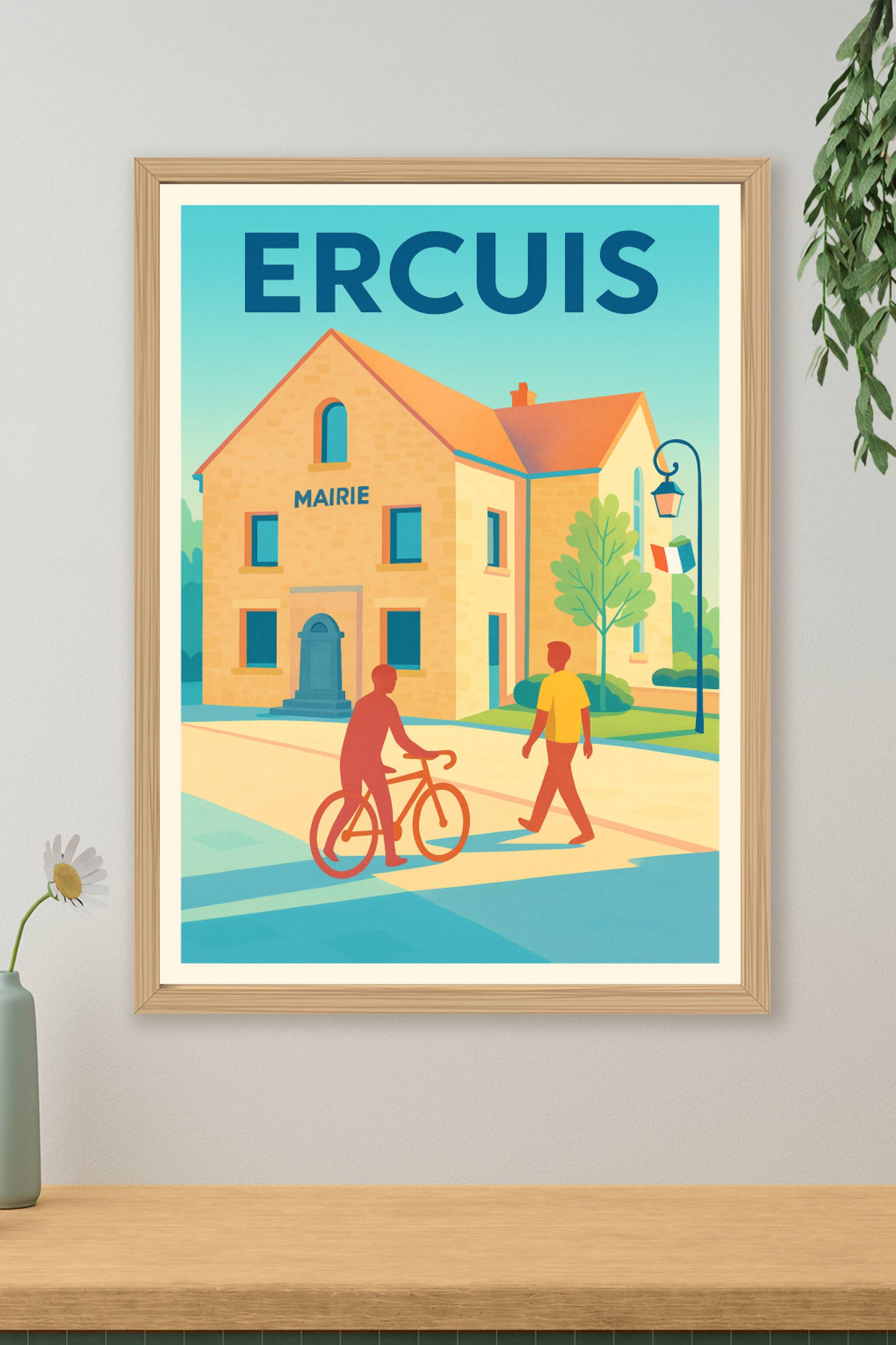 Affiche de Ercuis - Charme et quiétude en plein cœur du village