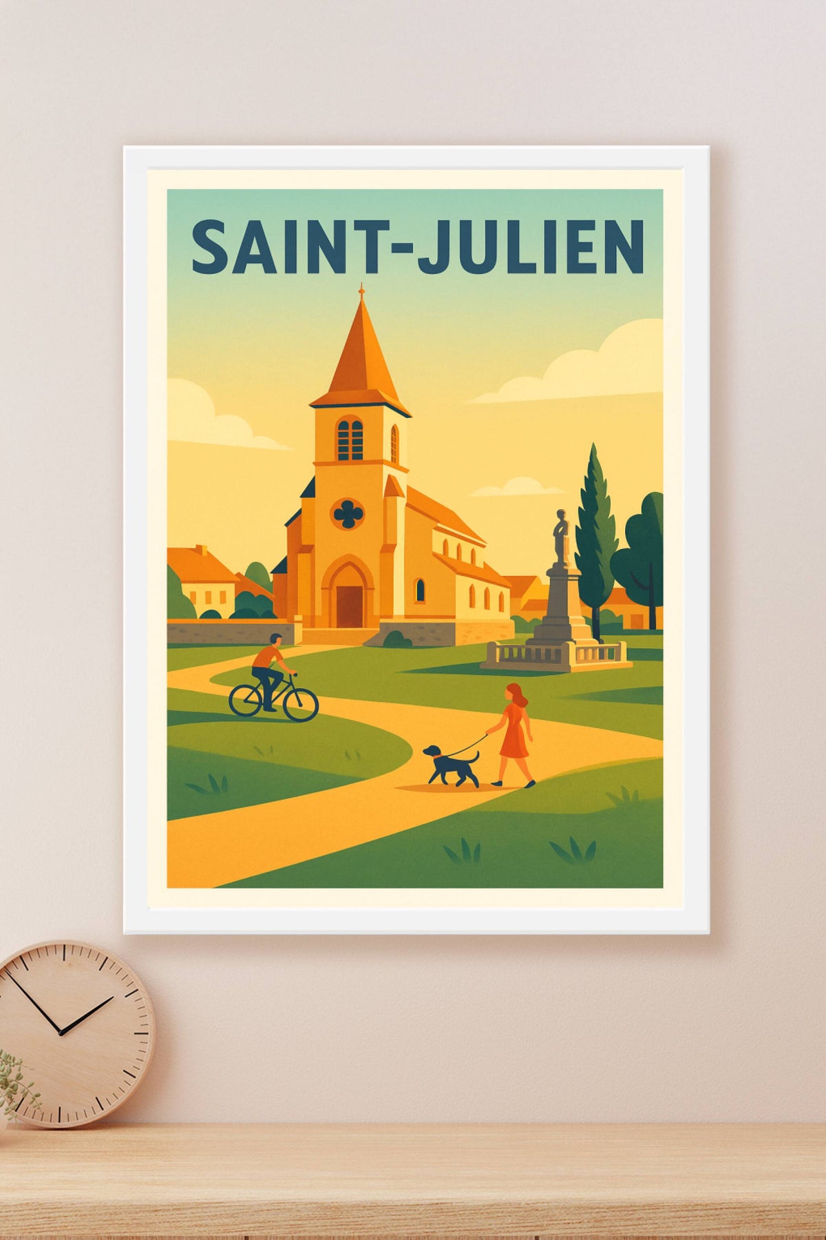 Affiche de Saint-Julien - Un havre de paix au cœur de la nature
