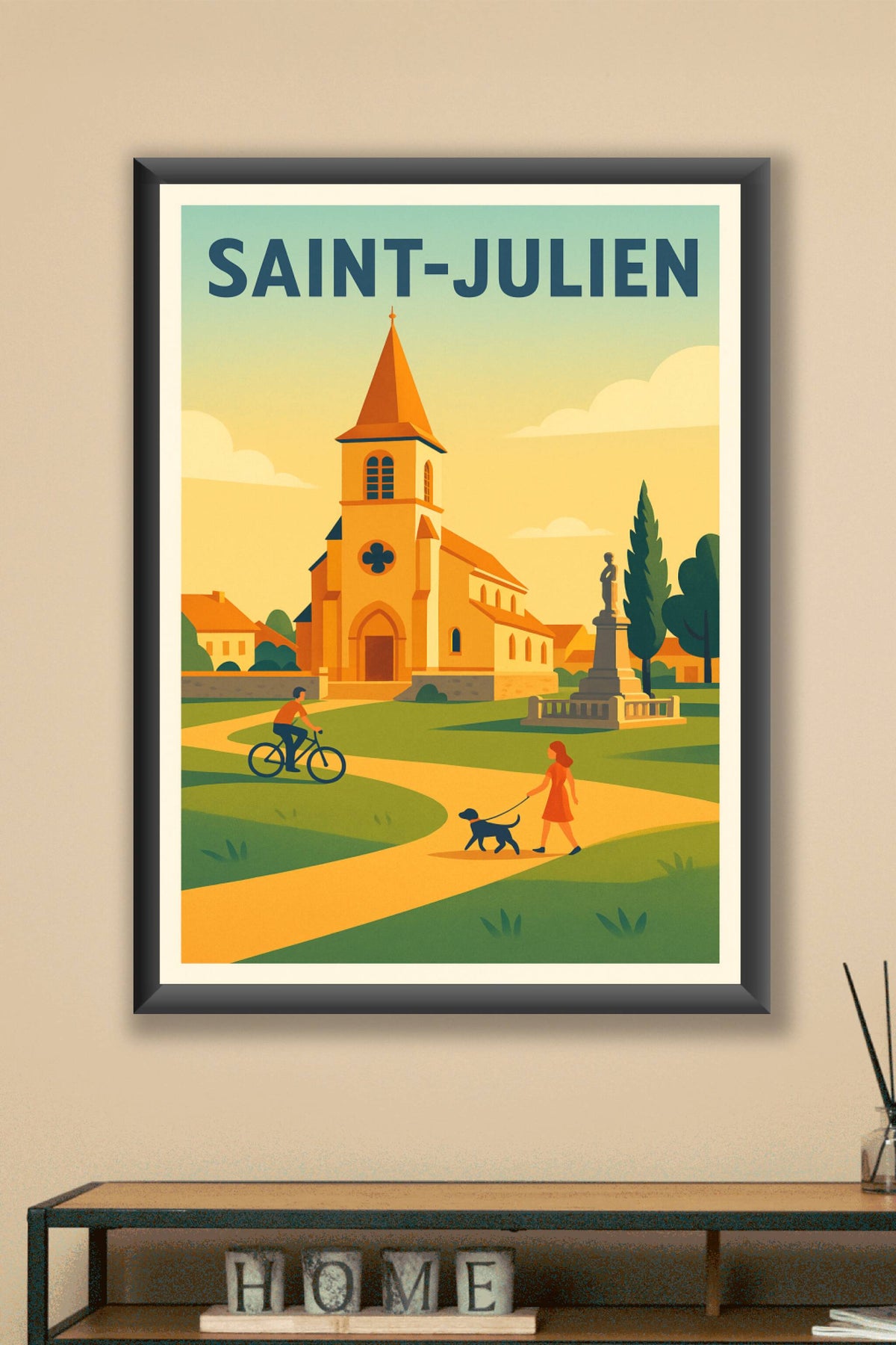 Affiche de Saint-Julien - Un havre de paix au cœur de la nature