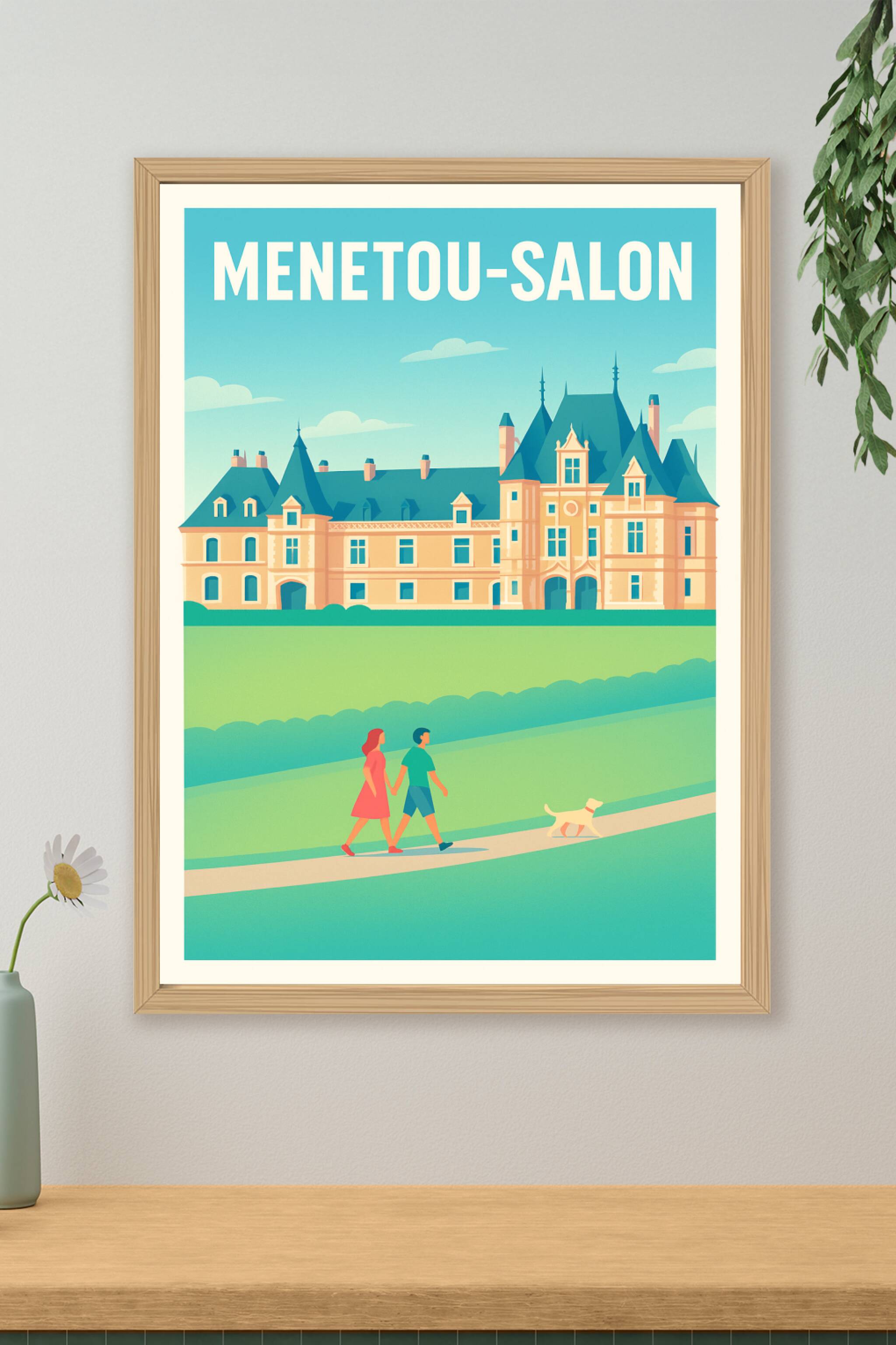 Affiche de Menetou-Salon - Promenade au cœur du charme historique