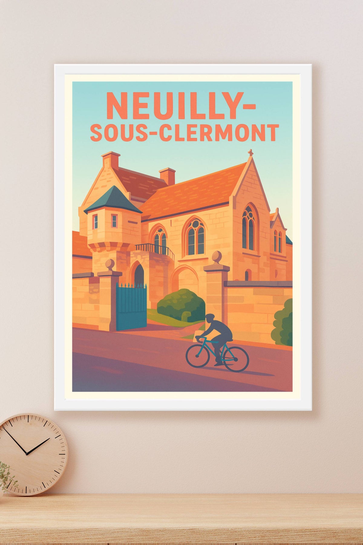Affiche de Neuilly-sous-Clermont - Charme et Sérénité à Vélo