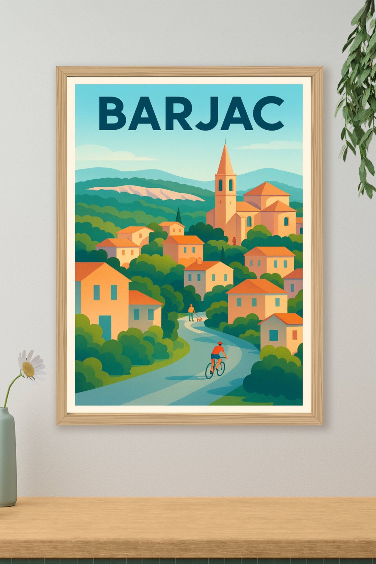 Affiche de Barjac - Charme et sérénité en pleine nature