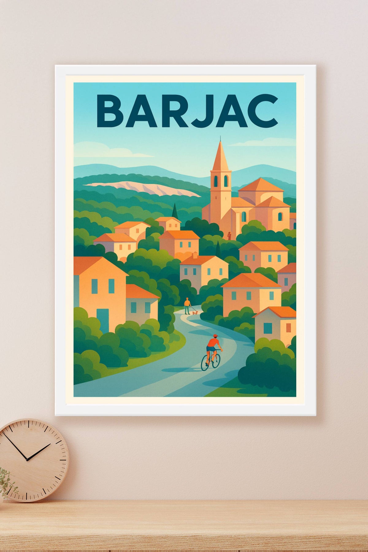 Affiche de Barjac - Charme et sérénité en pleine nature