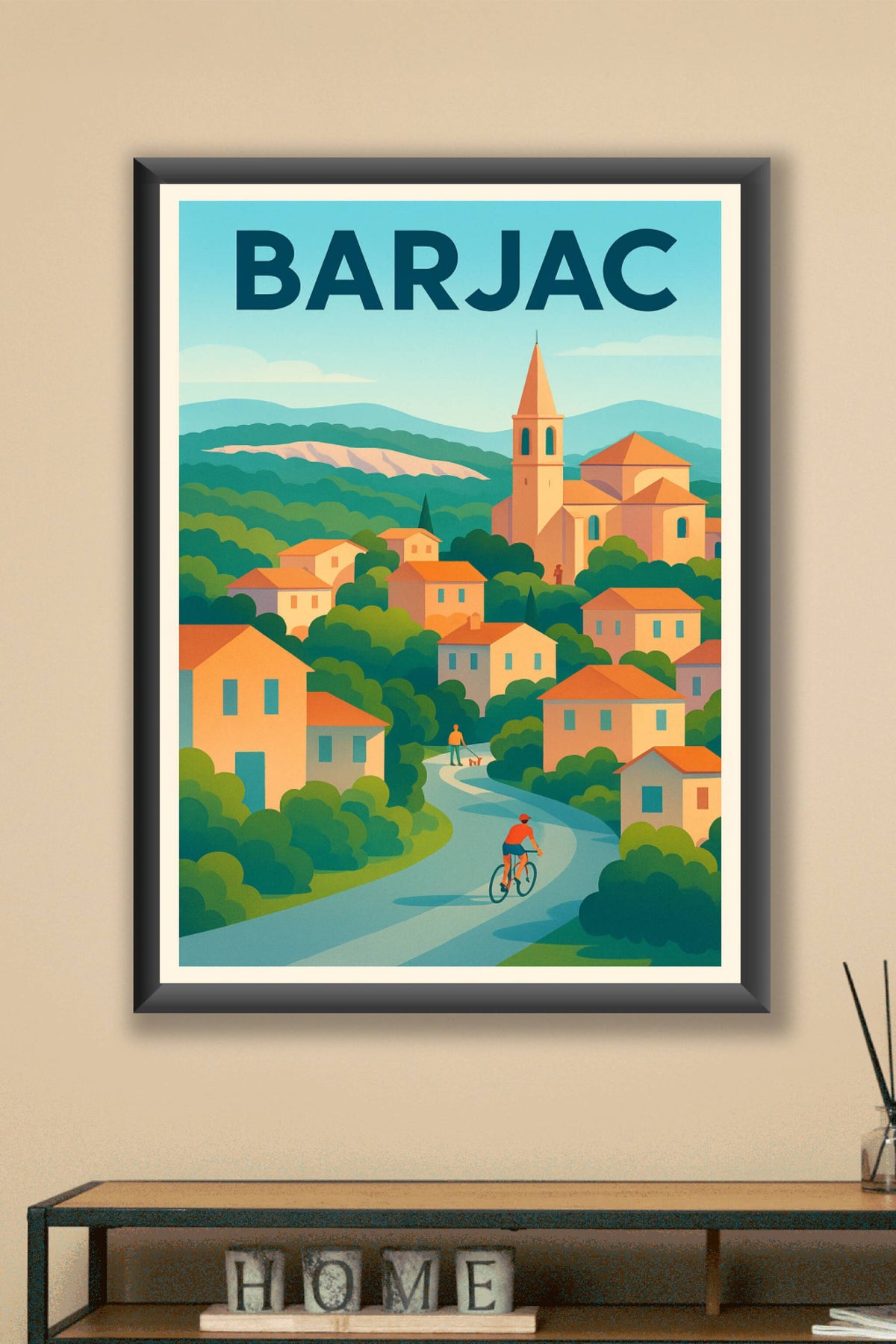 Affiche de Barjac - Charme et sérénité en pleine nature