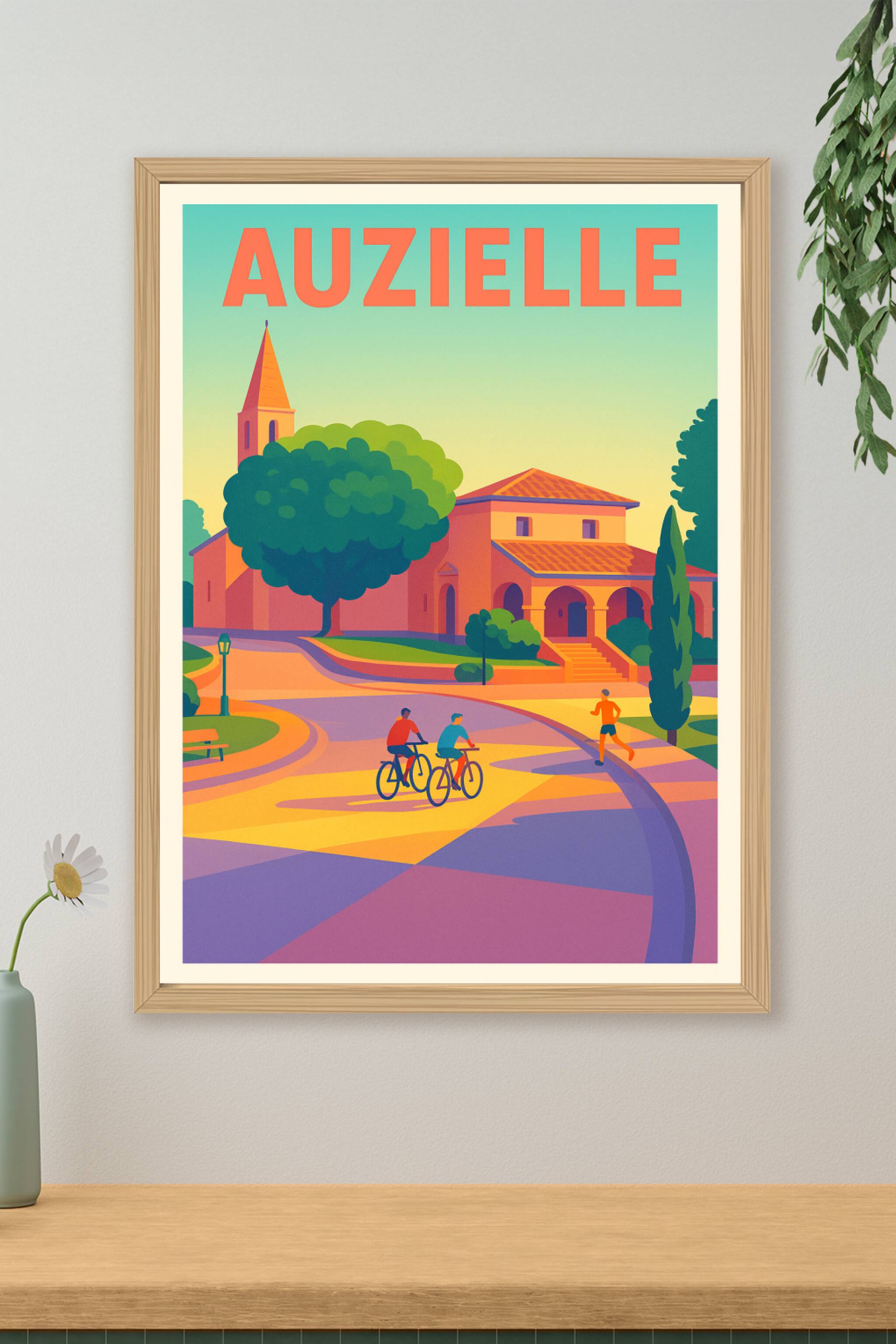 Affiche de Auzielle - Charme et douceur de vie en pleine nature