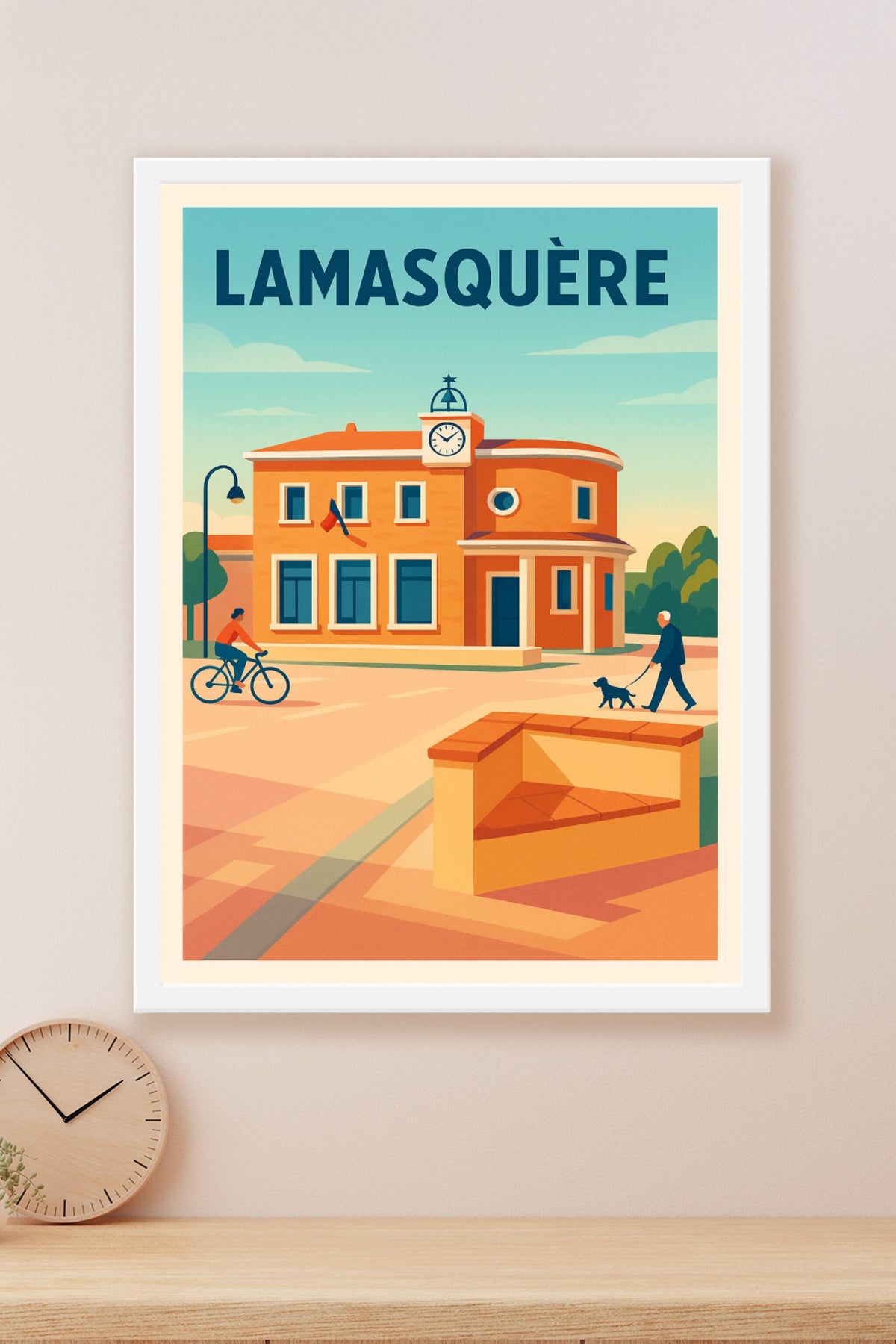 Affiche de Lamasquère - Charme et sérénité en lumière douce