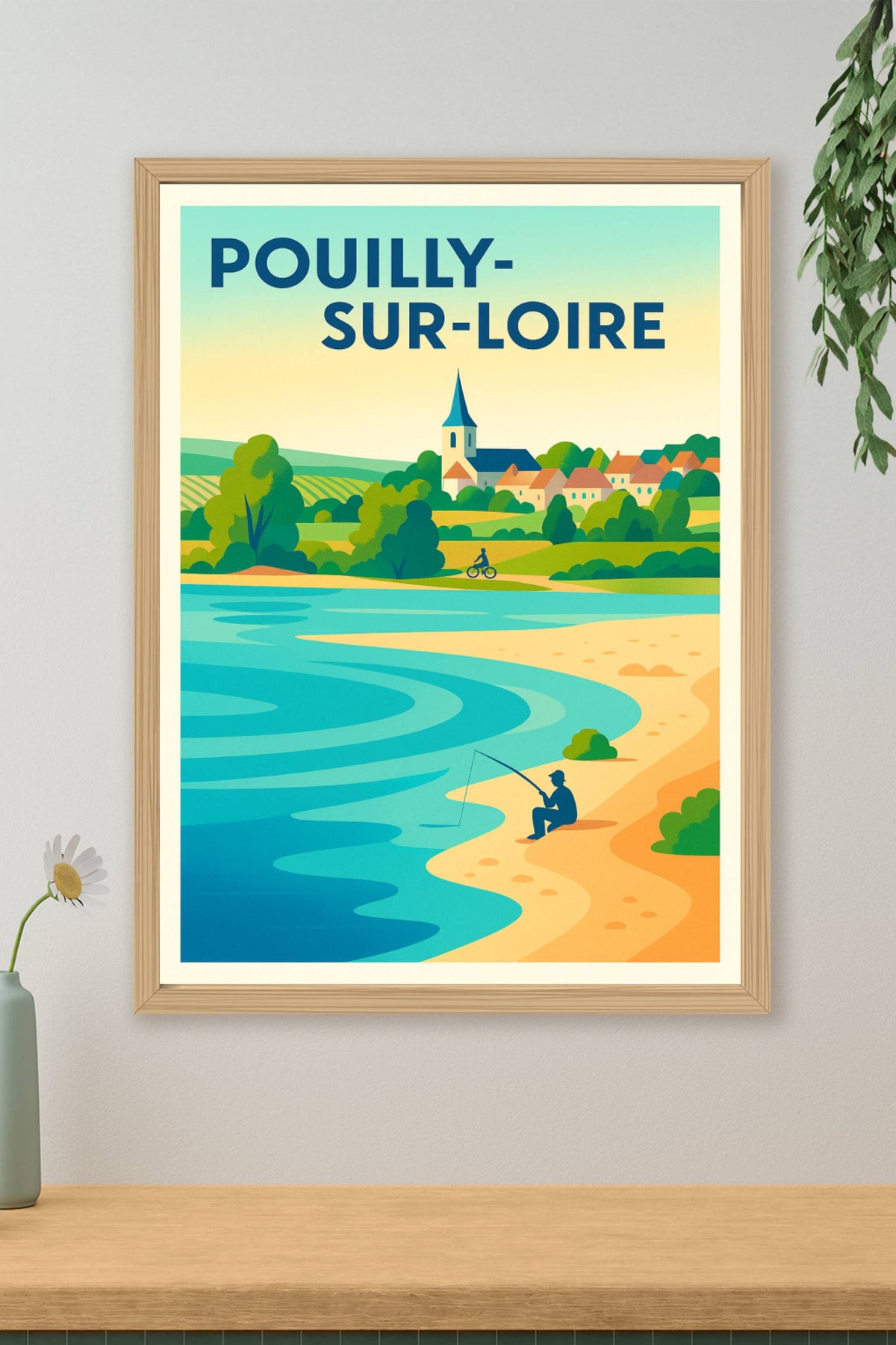 Affiche de Pouilly-sur-Loire - Charme bucolique au fil de l'eau
