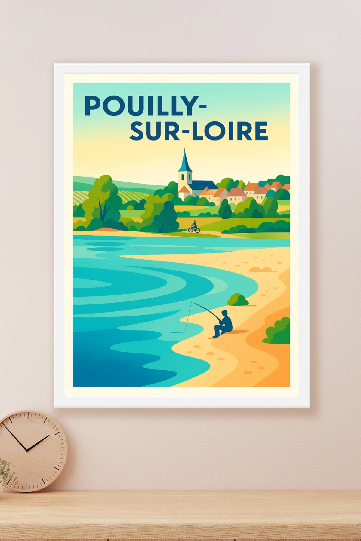 Affiche de Pouilly-sur-Loire - Charme bucolique au fil de l'eau