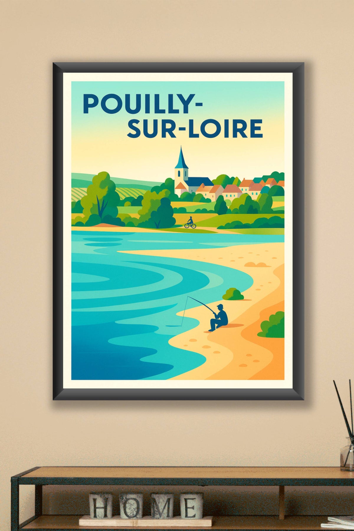 Affiche de Pouilly-sur-Loire - Charme bucolique au fil de l'eau