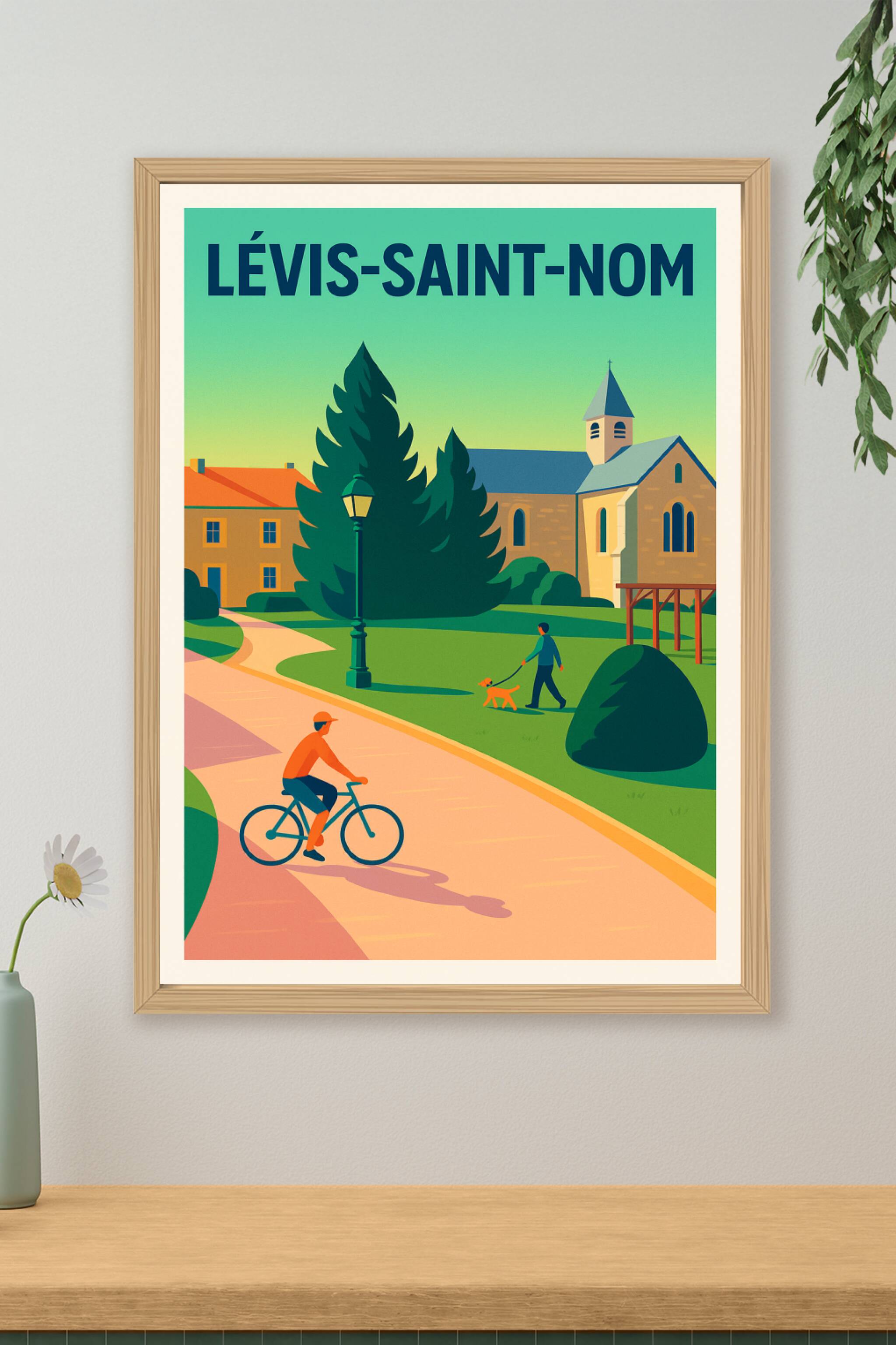 Affiche de Lévis-Saint-Nom - Charme paisible et quotidien en harmonie