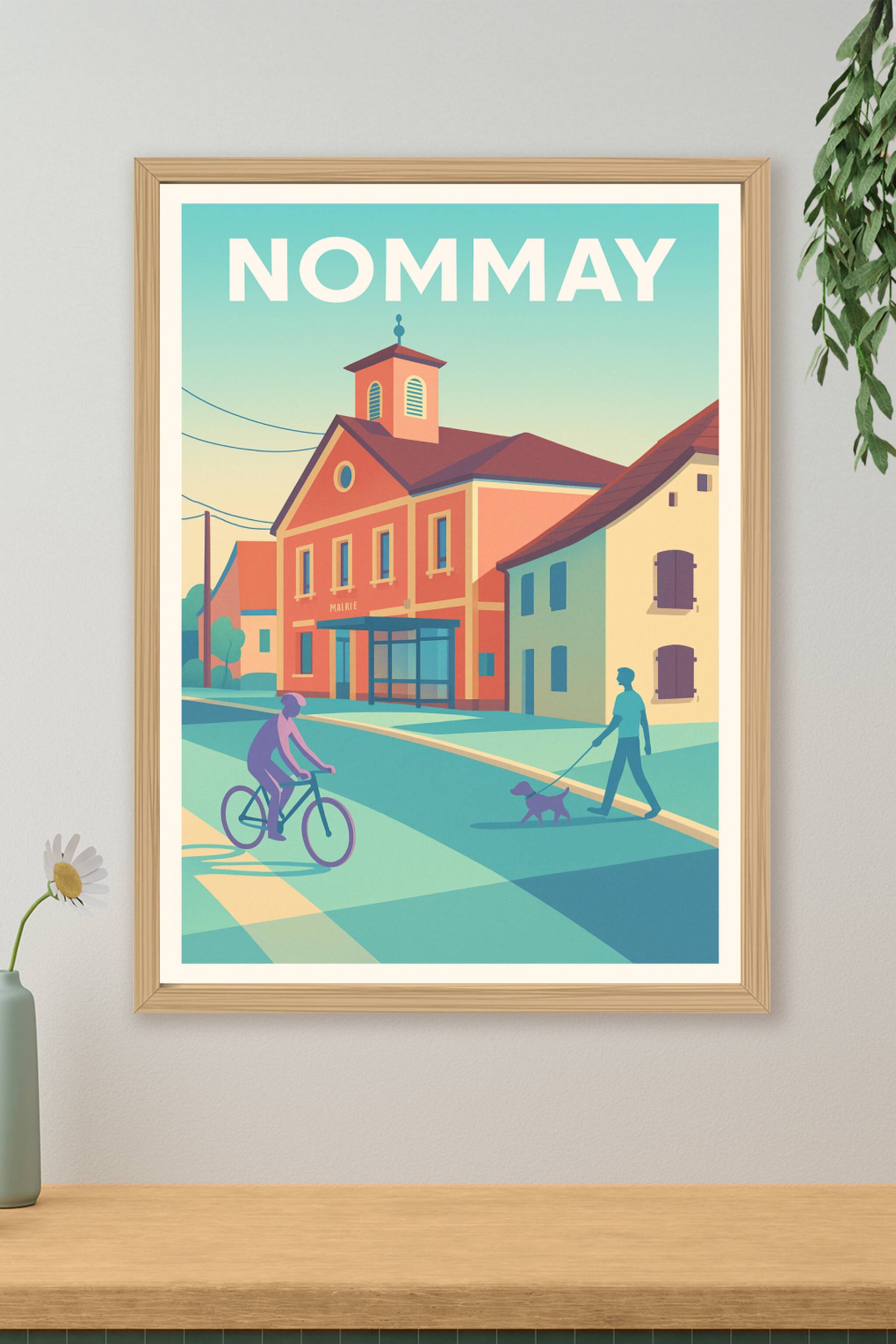 Affiche de Nommay - Tranquillité et vie de village en douceur