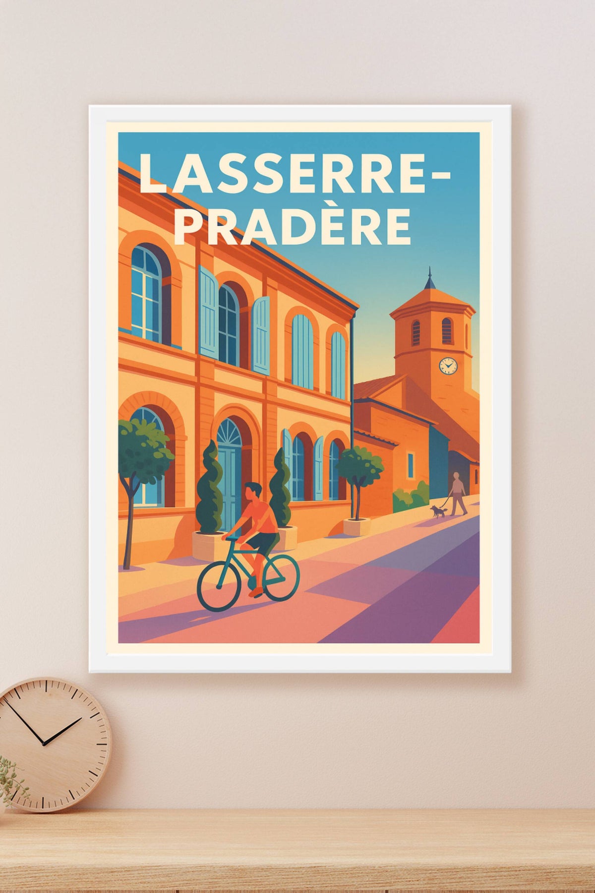 Affiche de Lasserre-Pradère - L'élégance du Sud en poster vintage
