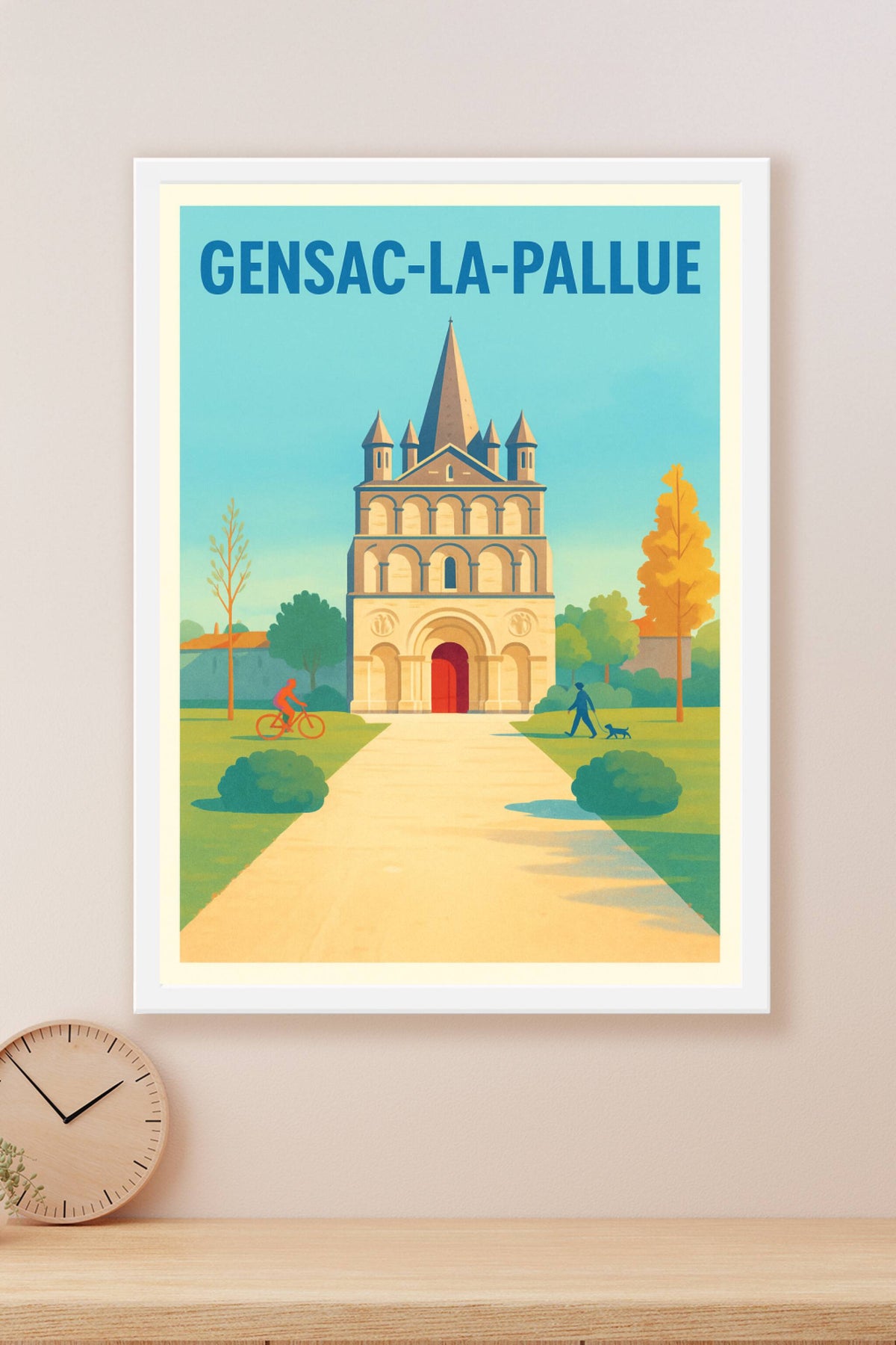 Affiche de Gensac-la-Pallue - L'élégance patrimoniale en poster